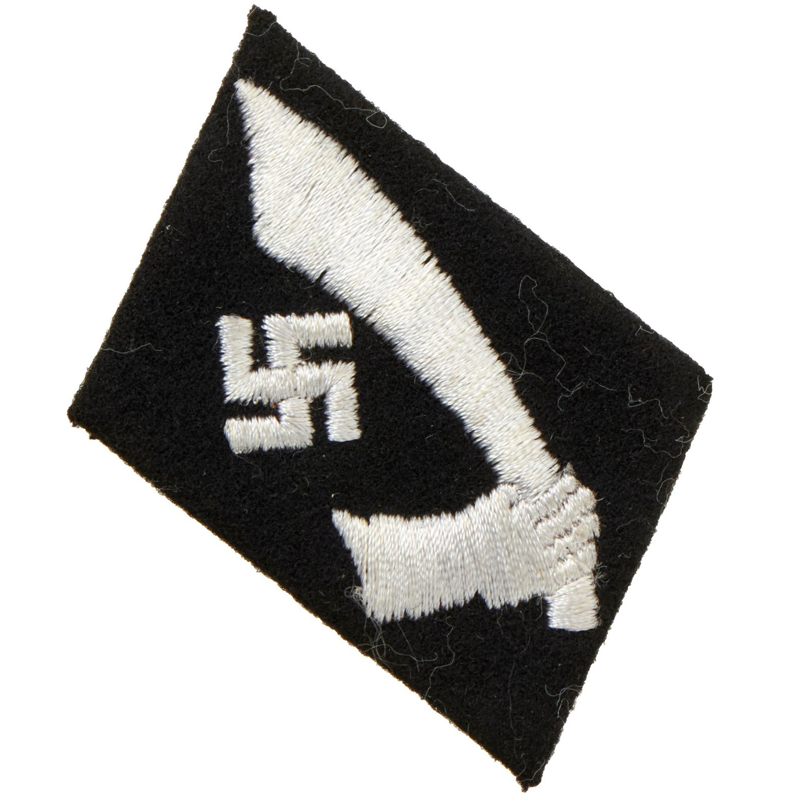 Buy Original German WWII Croatian 13th Waffen SS Mountain Division "Handschar" Right Side Collar Tab - Unissued | Original Firearms Antique For Sale