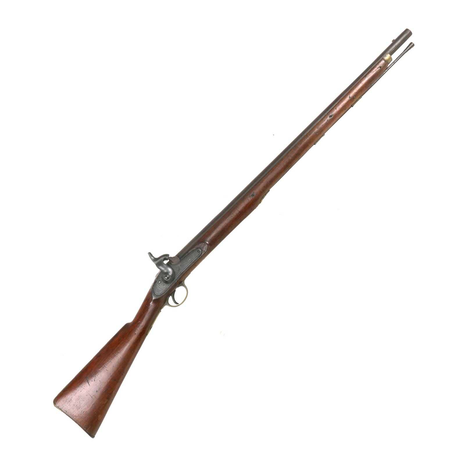 Buy Original British Commercial Sea Service Percussion Rifled Musket by Frederick Barnes & Co. of London - Circa 1850 | Original Firearms Antique For Sale