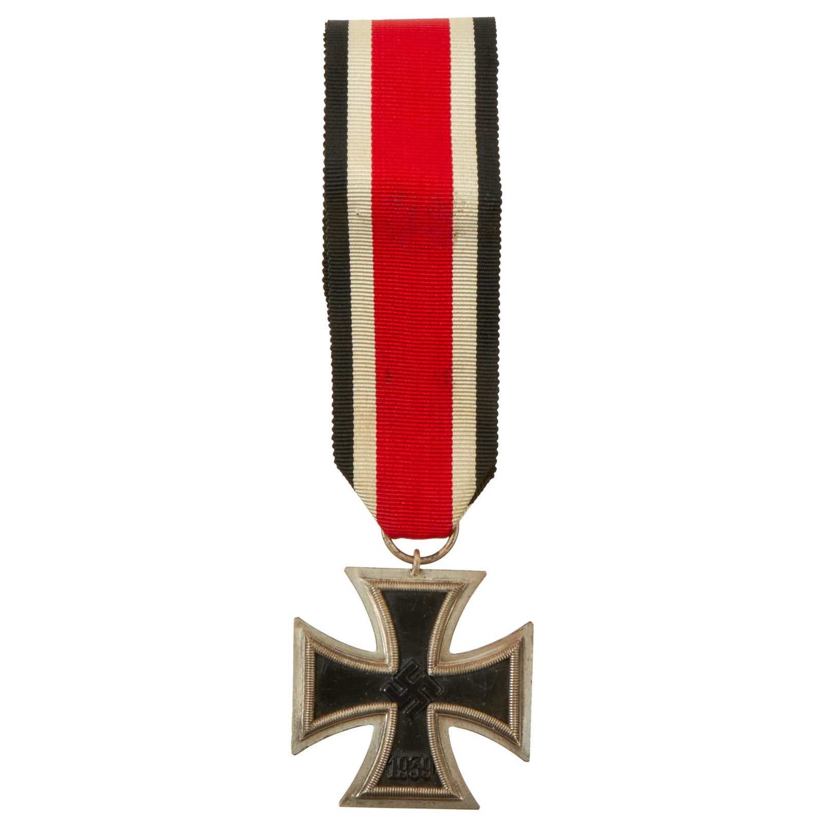 Buy Original Excellent German WWII Wehrmacht Iron Cross 2nd Class 1939 with Ribbon - Unmarked - EKII | Original Firearms Antique For Sale