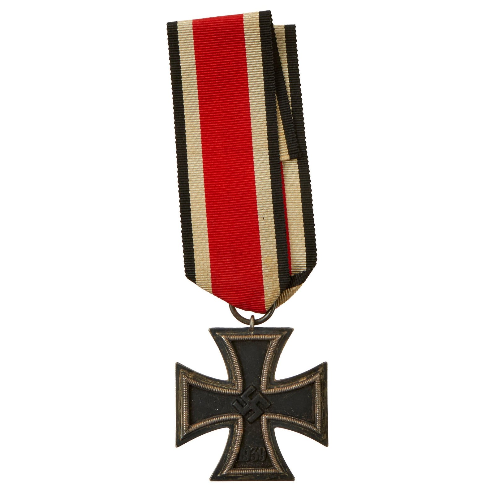 Buy Original German WWII Wehrmacht Iron Cross 2nd Class 1939 by J.E. Hammer & Söhne with Ribbon - EKII | Original Firearms Antique For Sale