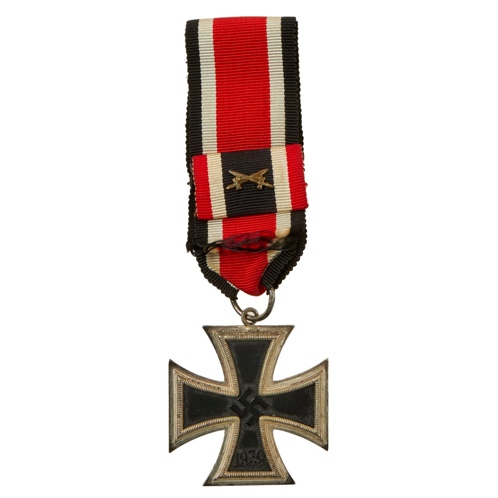 Buy Original German WWII Wehrmacht Iron Cross 2nd Class 1939 by Wilhelm Deumer with Ribbon & KvK II Pin - EKII | Original Firearms Antique For Sale