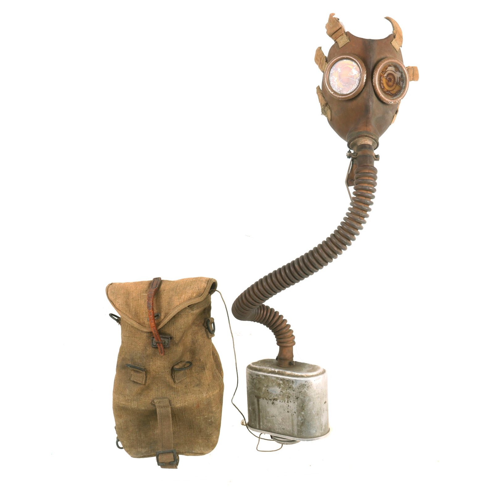 Buy Original Belgian Pre-WWII Sacic Model 1929 Gas Mask With Original Carry Bag - Dated 1934 | Original Firearms Antique For Sale