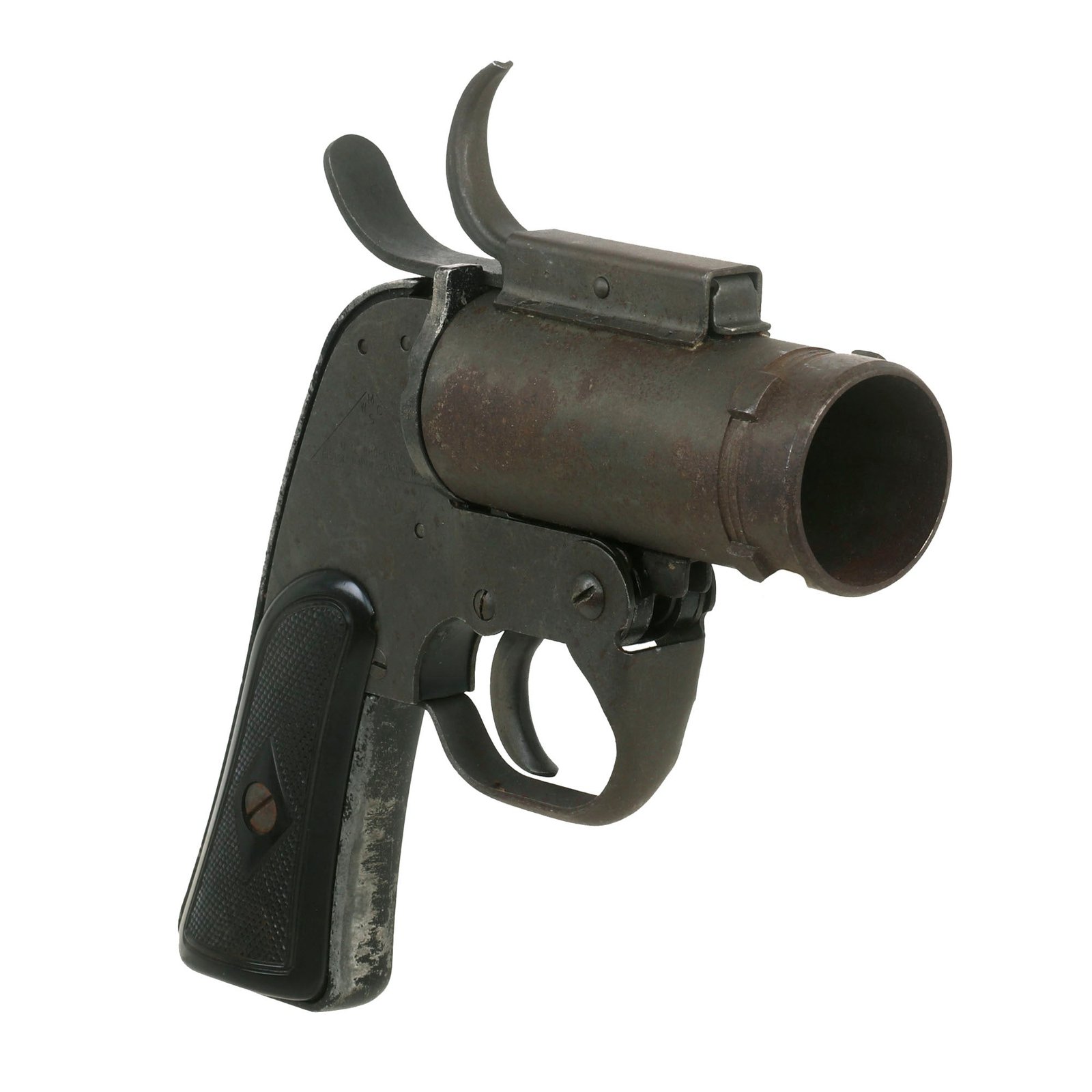 Buy Original U.S. WWII M8 Pyrotechnic 37mm Flare Signal Pistol by McInerney Spring & Wire Co. | Original Firearms Antique For Sale