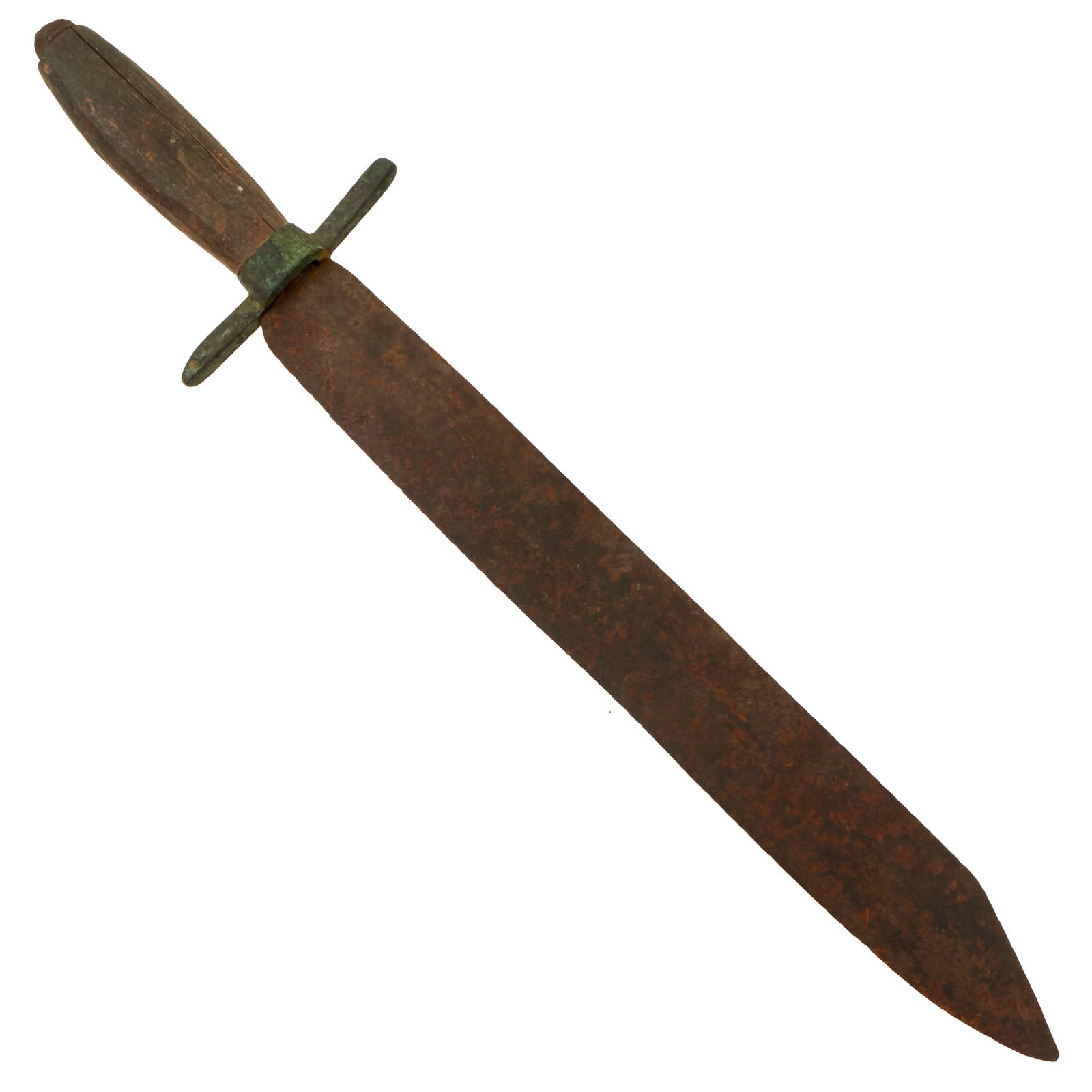 Buy Original U.S. Civil War Confederate Single Edged Large “Bowie” / ”Side” Knife - Formally Part of Dick Hammond Collection | Original Firearms Antique For Sale