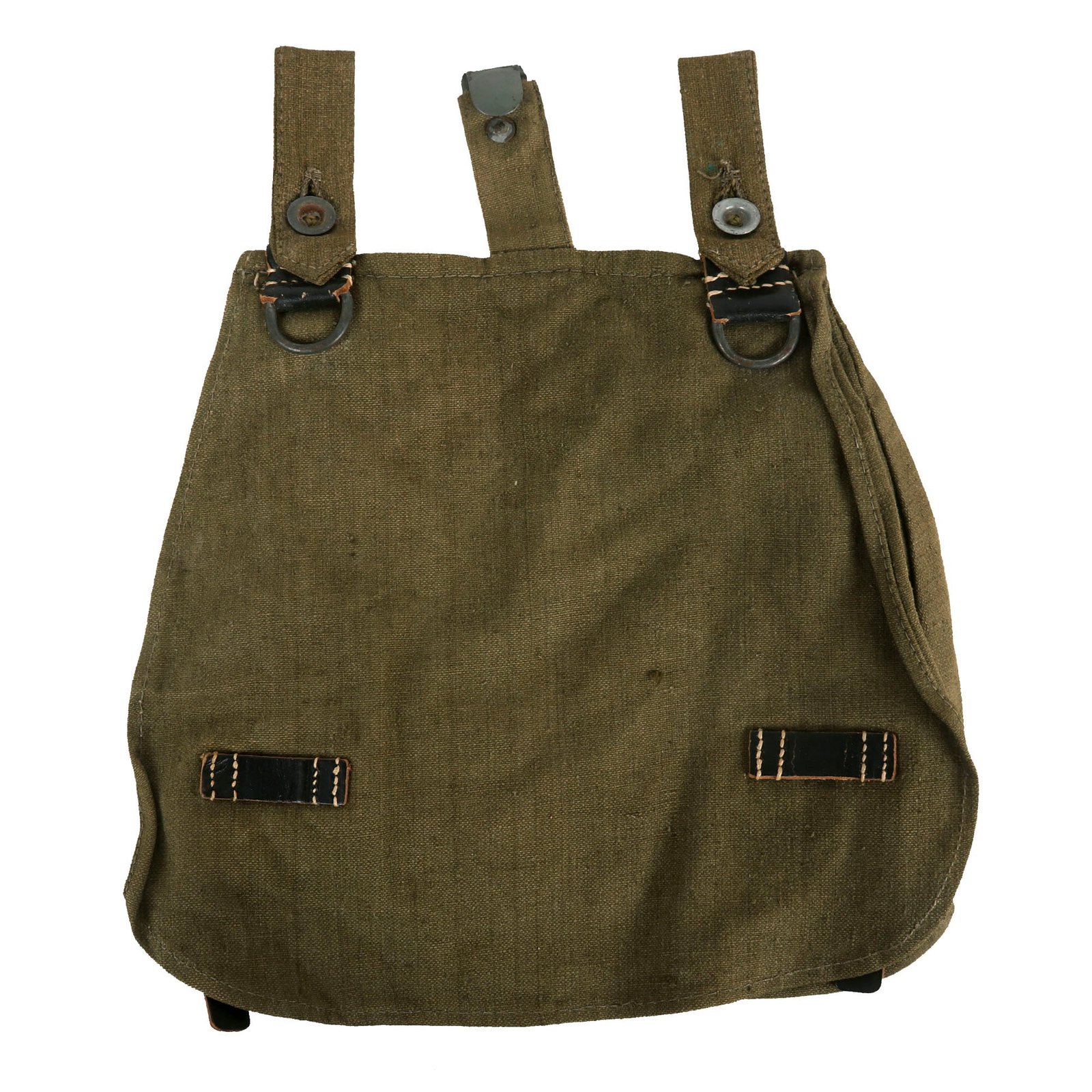 Buy Original German WWII Heer Army M31 Bread Bag in Olive Green Canvas with RBNr. Marking - Unissued | Original Firearms Antique For Sale