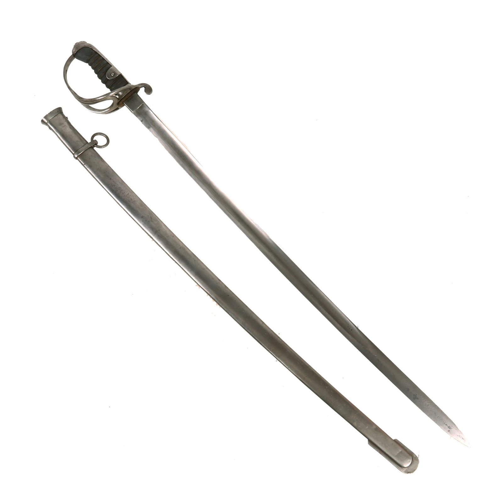 Buy Original British Crimean War Era Victorian P-1822 Light Cavalry Sword with Scabbard - 1850s Manufacture | Original Firearms Antique For Sale