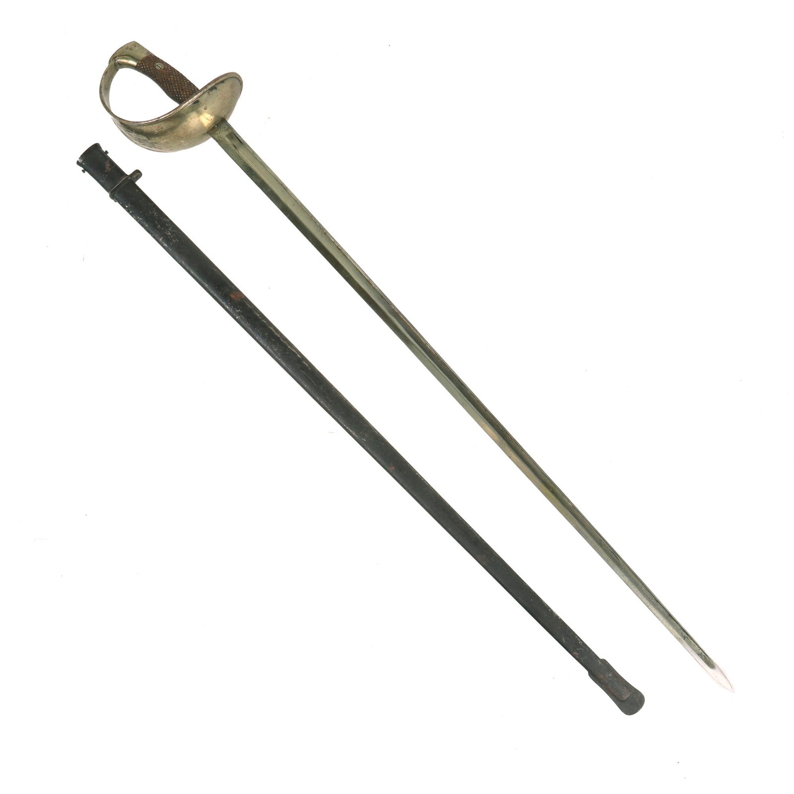 Buy Original Spanish M-1907 Modello II Puerto Seguro Cavalry Parade Sword by Artilleria Fábrica Nacional with Scabbard | Original Firearms Antique For Sale