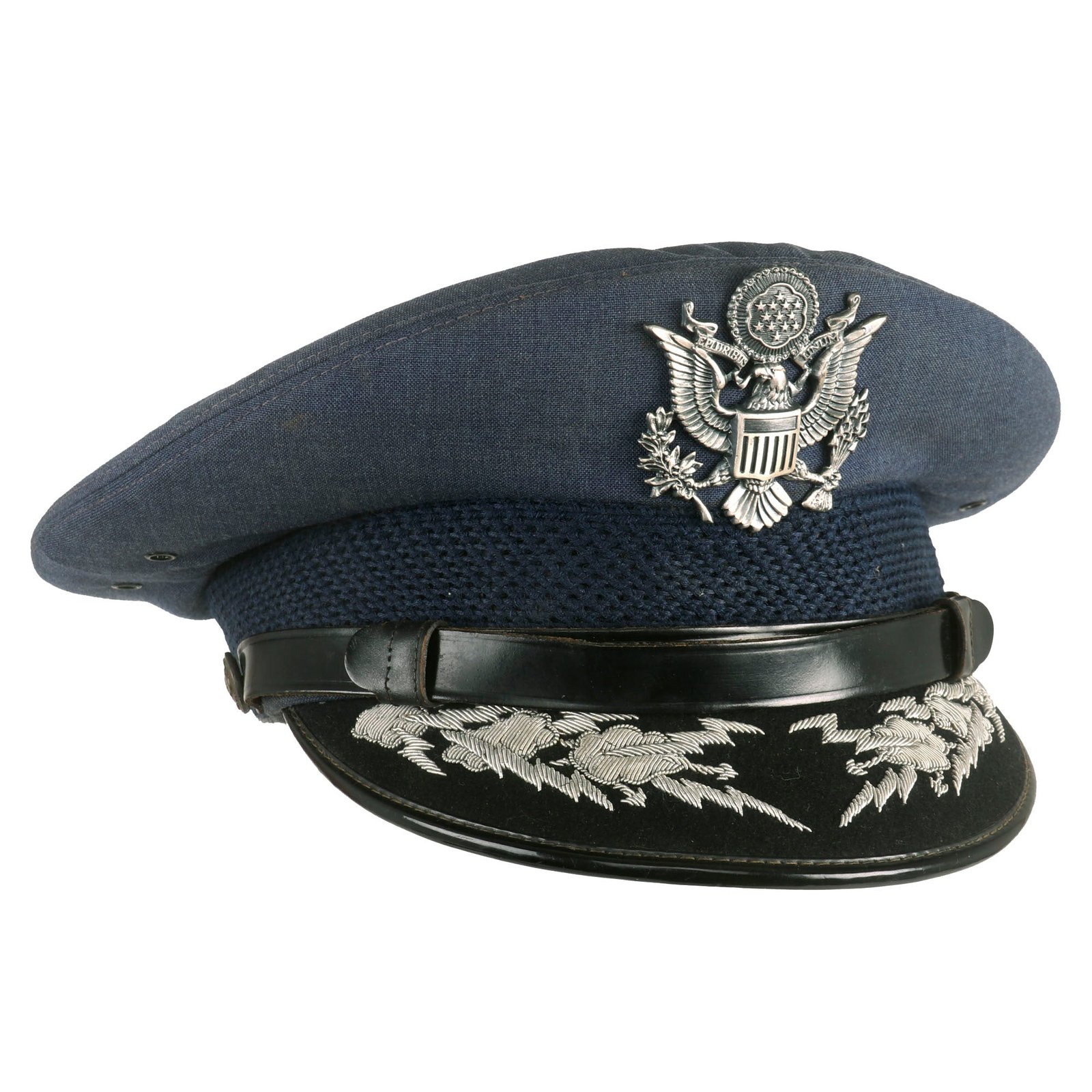 Buy Original U.S. Vietnam War Era Named US Air Force General Officer’s Peaked Visor for Major General Marvin C. Demler, Secretary of the Air Force - WWII Project Officer for the First  B-29 Aircraft Modifications for Delivery of Atomic Bomb | Original Firearms Antique For Sale