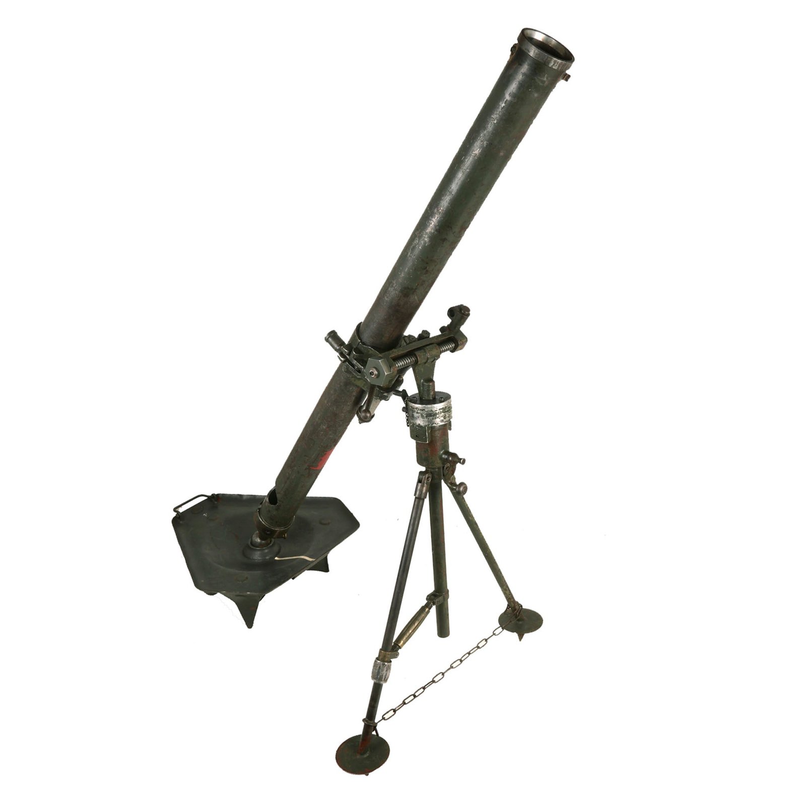 Buy Original Yugoslavian Cold War Era Inert M69B 81mm Mortar System - Export Version | Original Firearms Antique For Sale