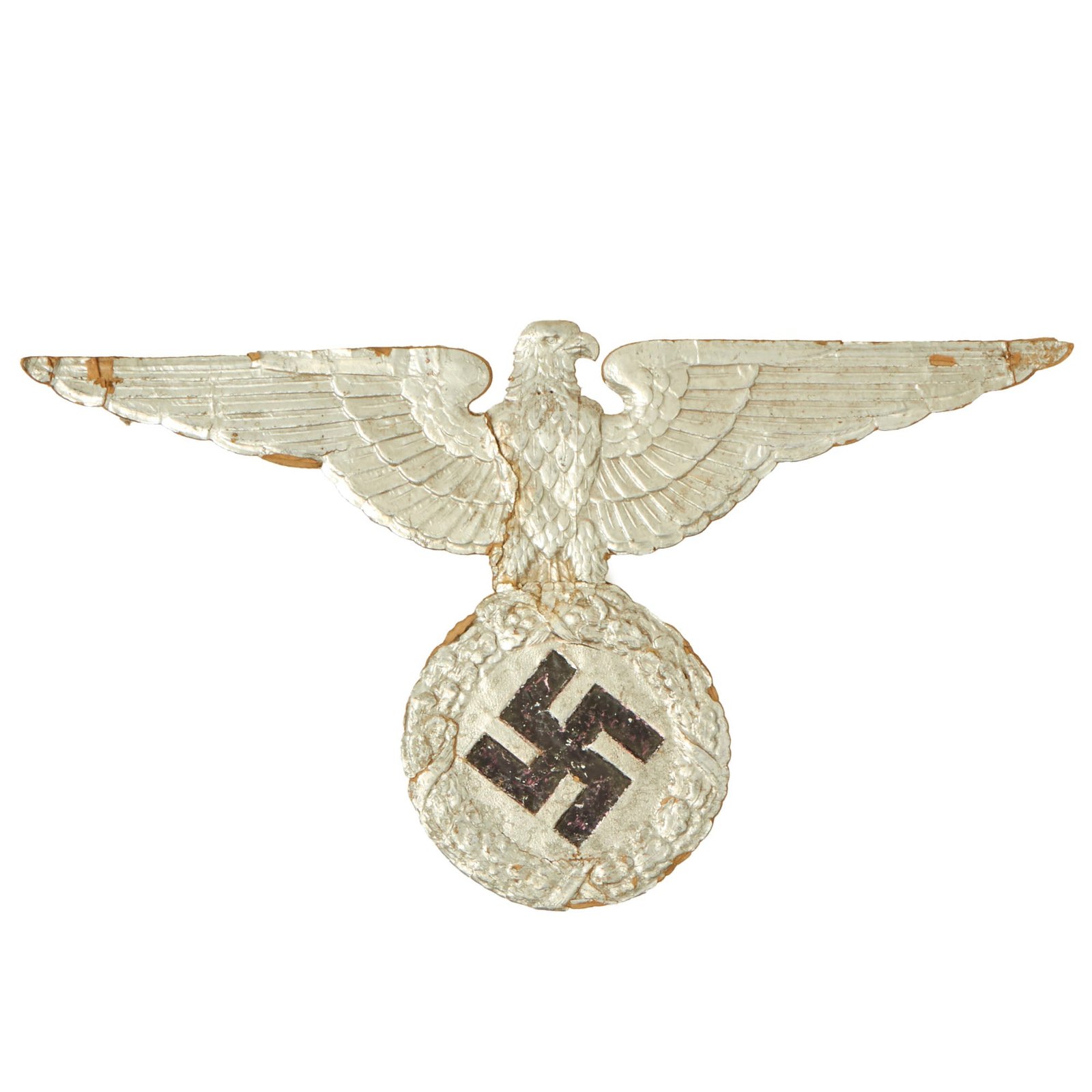 Buy Original German WWII Headquarters Pressed or Embossed Cardboard Wall Eagle | Original Firearms Antique For Sale