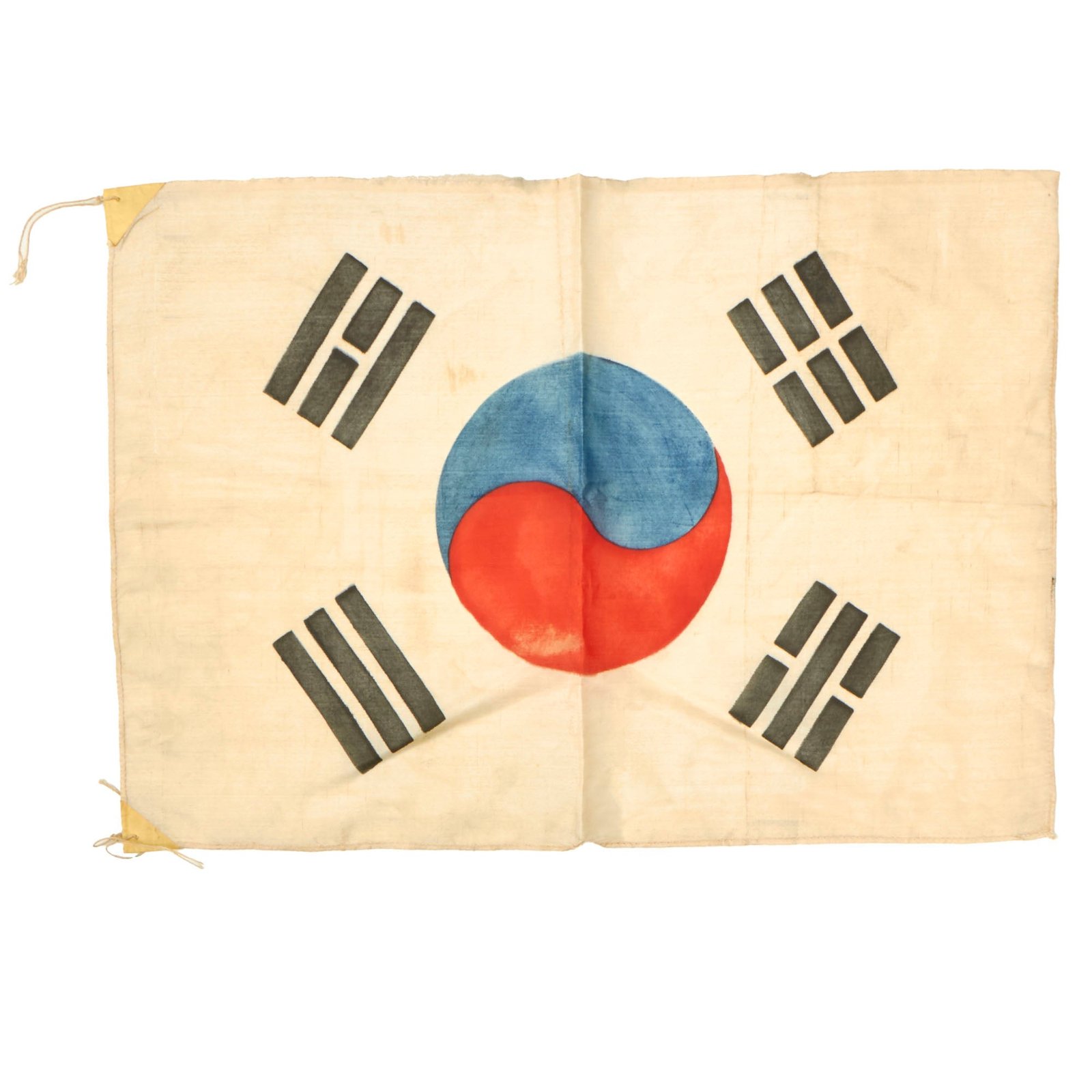 Buy Original U.S. Korean War South Korean Souvenir Flag - 13” x 19” | Original Firearms Antique For Sale