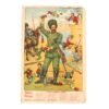 Buy Original Imperial Russian Russo-Japanese War 1904 Cossack Petey Propaganda Poster - 16” × 24" | Original Firearms Antique For Sale
