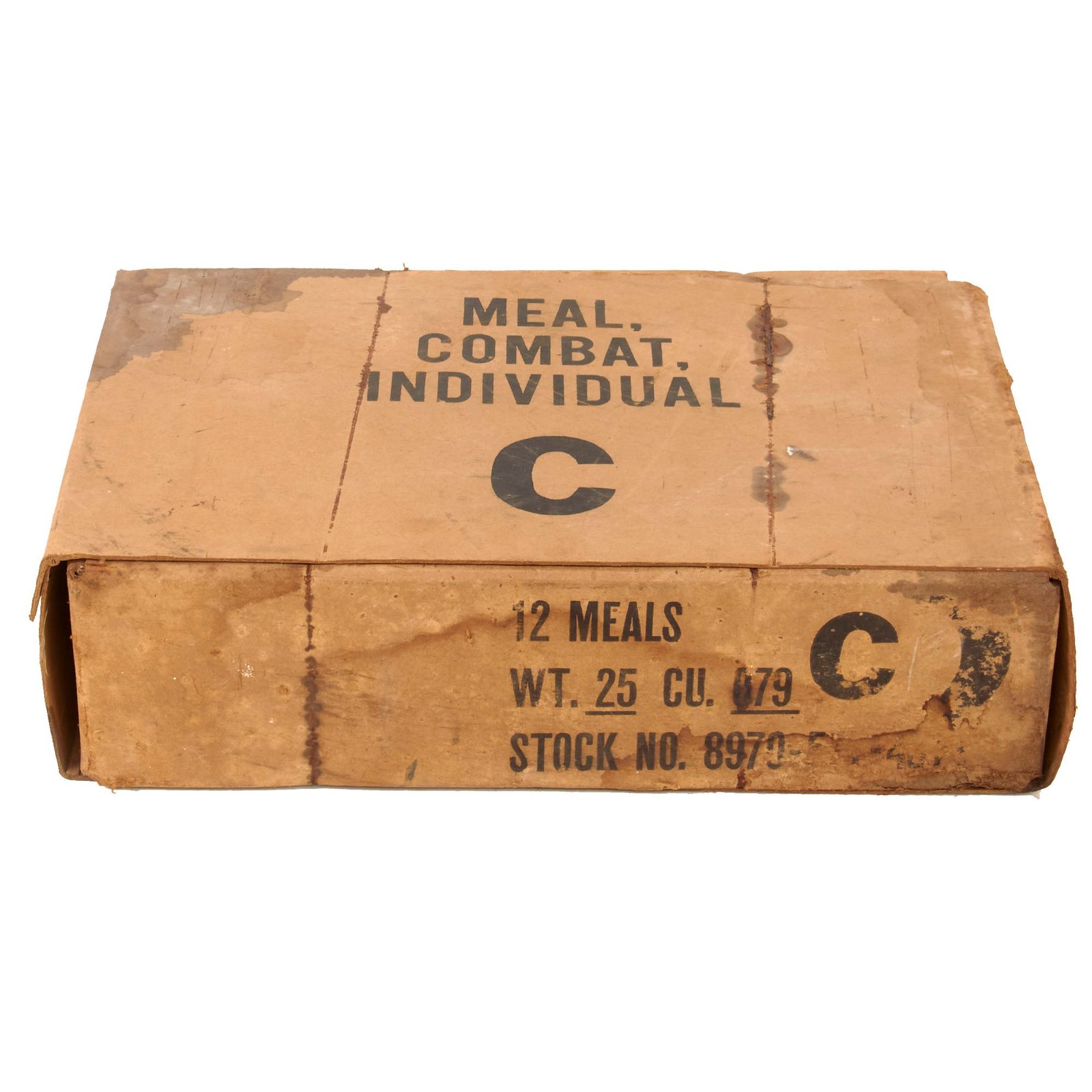 Original U.S. Vietnam War Unopened Type C Field Ration “C-Rat” by Southern Package & Storage Co. - Dated September 1969