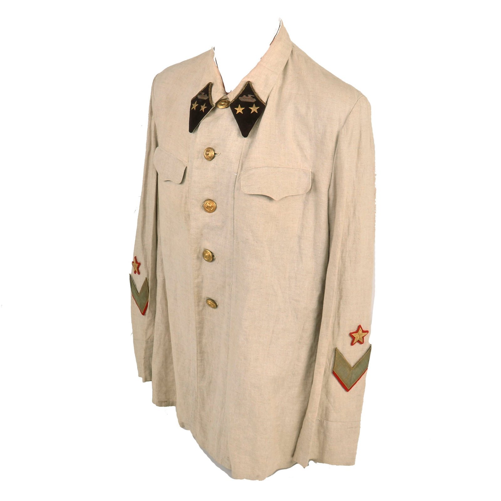 Buy Original Soviet Pre WWII Era Tank Corps General’s Summerweight Tunic | Original Firearms Antique For Sale