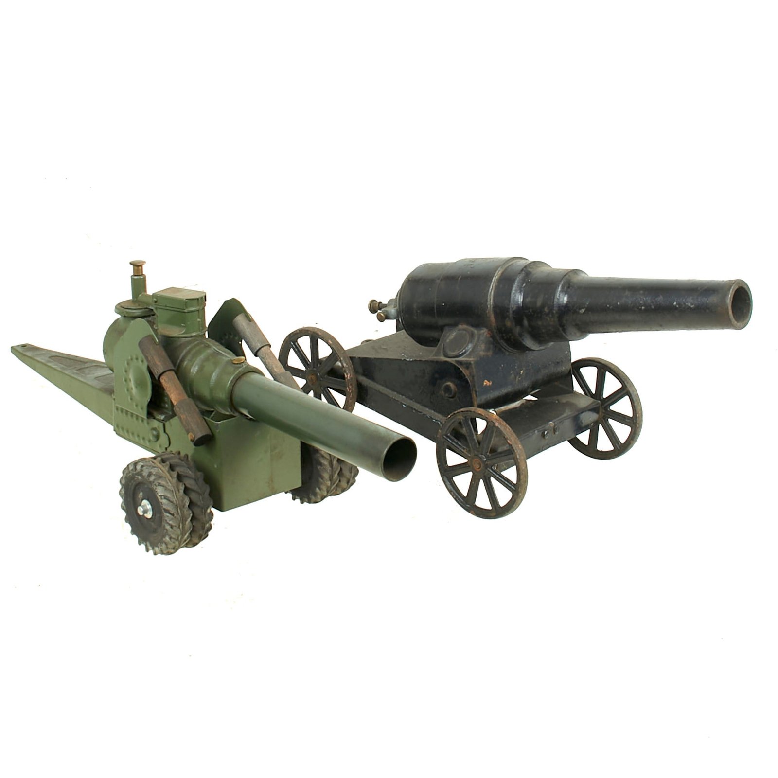 Buy Original U.S. Pre-WWII Lot of Two Vintage “Big Bang” Carbide Cannons | Original Firearms Antique For Sale