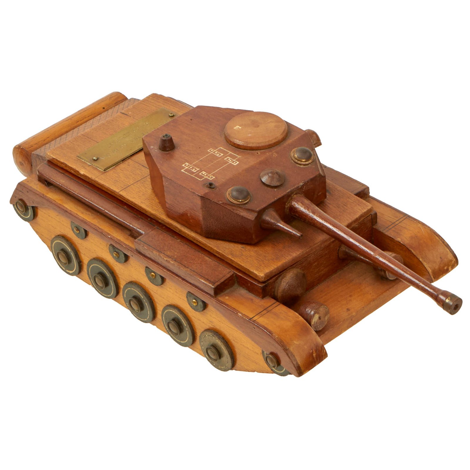 Buy Original British WWII Era 1947 Dated Wooden Centurion Main Battle Tank | Original Firearms Antique For Sale