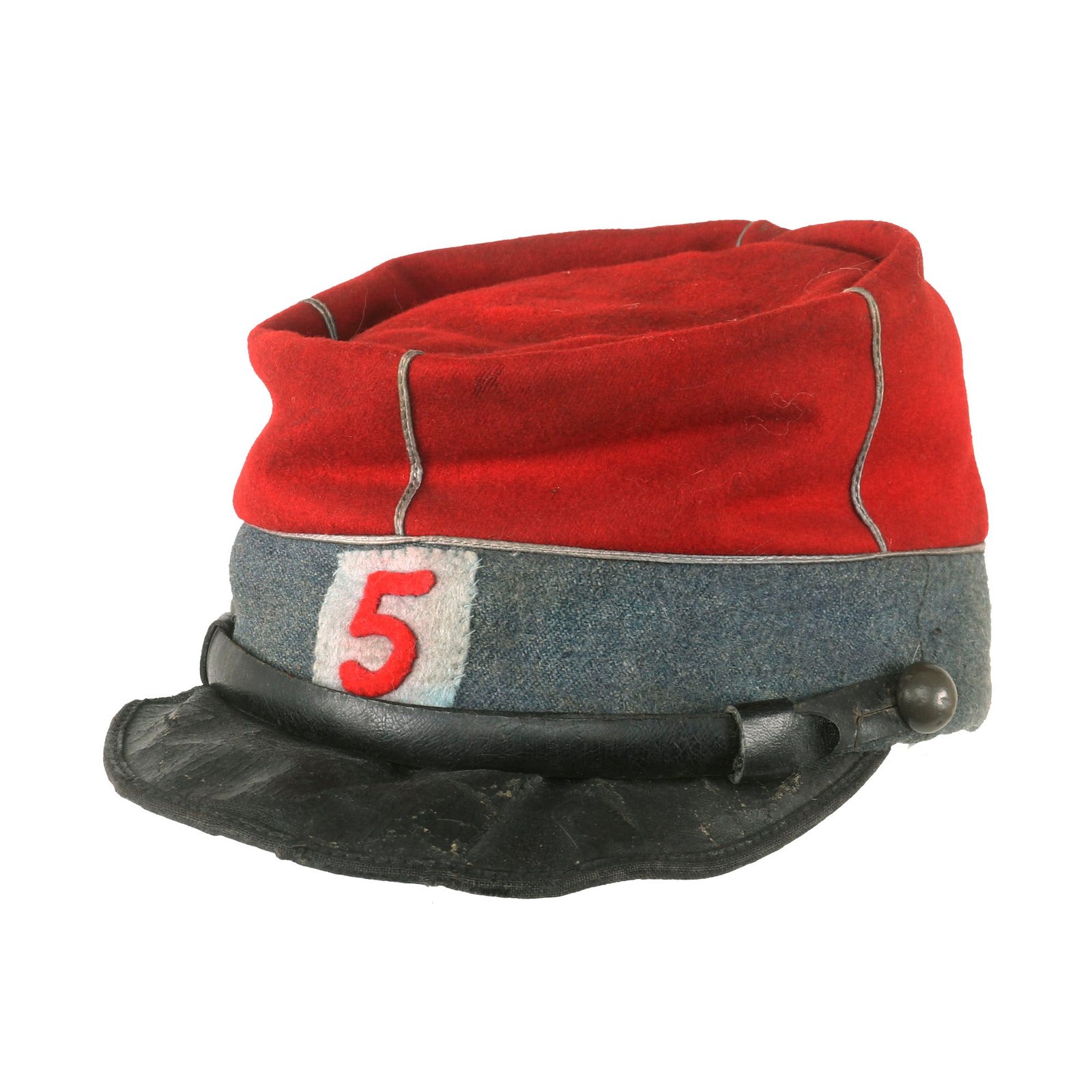 Buy Original French WWI M-1874 Infantry Enlisted Man’s Kepi - 5th Infantry Regiment | Original Firearms Antique For Sale