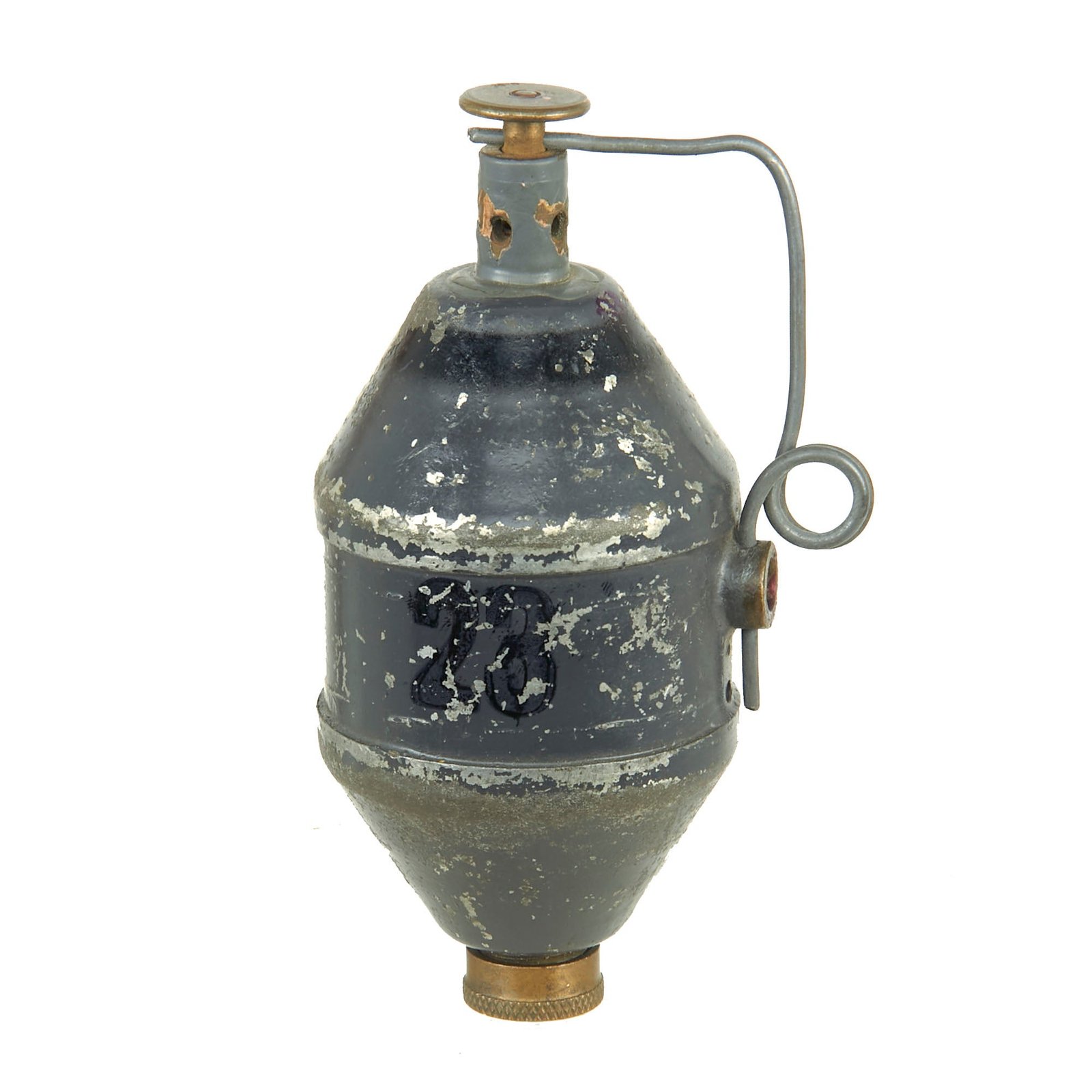 Buy Original German WWII Handgranate 343 d - Danish Model 1923 Training Grenade - Inert | Original Firearms Antique For Sale