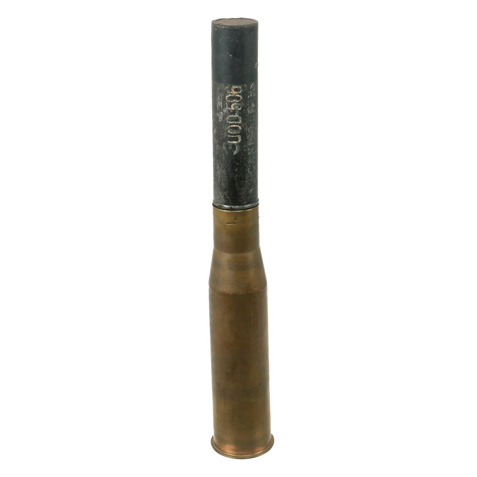 Buy Original U.S. WWII Scarce M2 37mm Canister Round for Use in the M3 Anti-Tank Gun - Dated 1941 | Original Firearms Antique For Sale