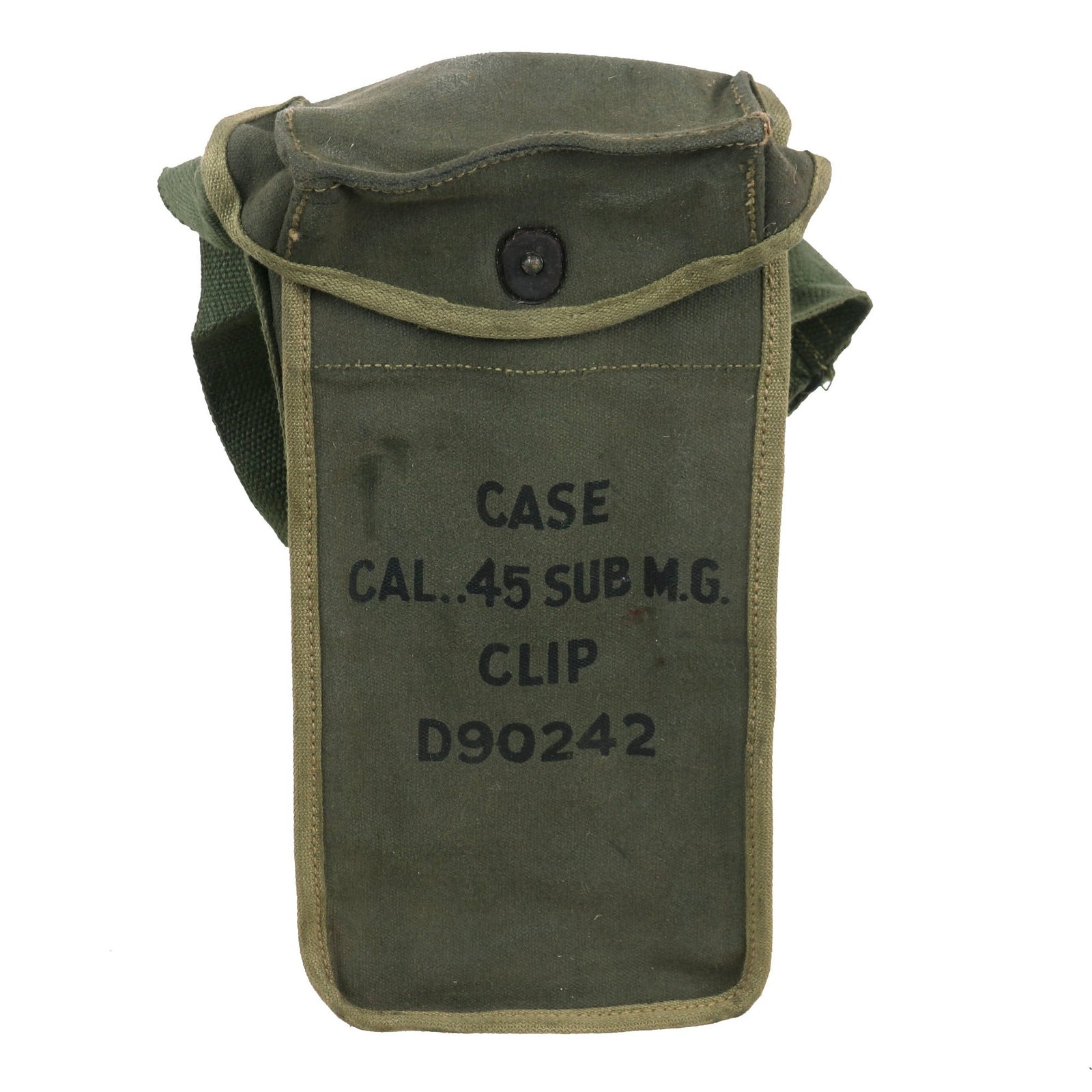 Buy Original U.S. WWII Unissued Grease Gun Magazine Pouch NOS | Original Firearms Antique For Sale