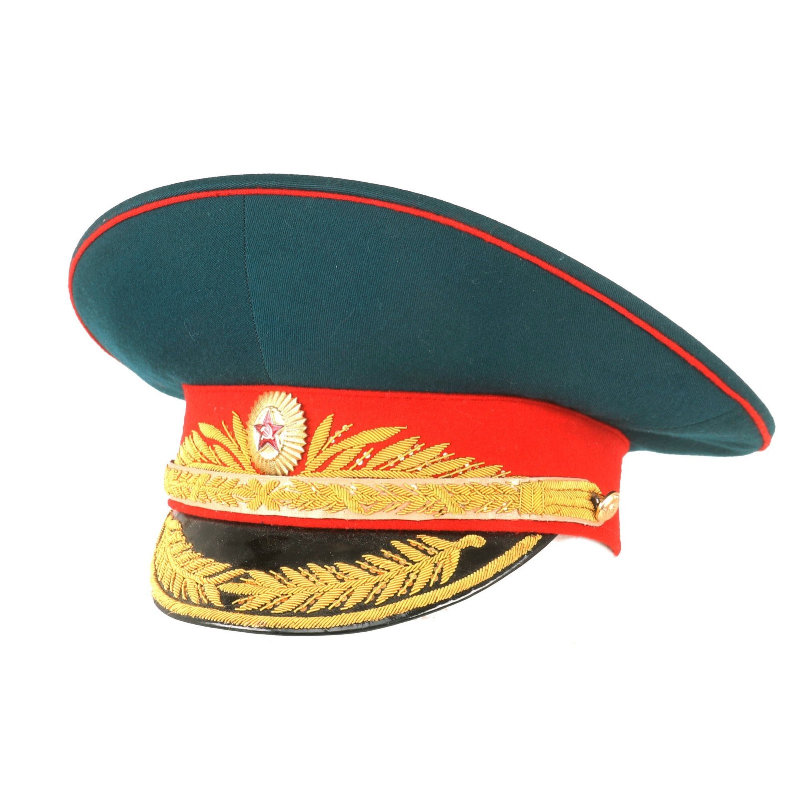Buy Original Soviet Russian Cold War Infantry General's Peaked Visor Hat | Original Firearms Antique For Sale