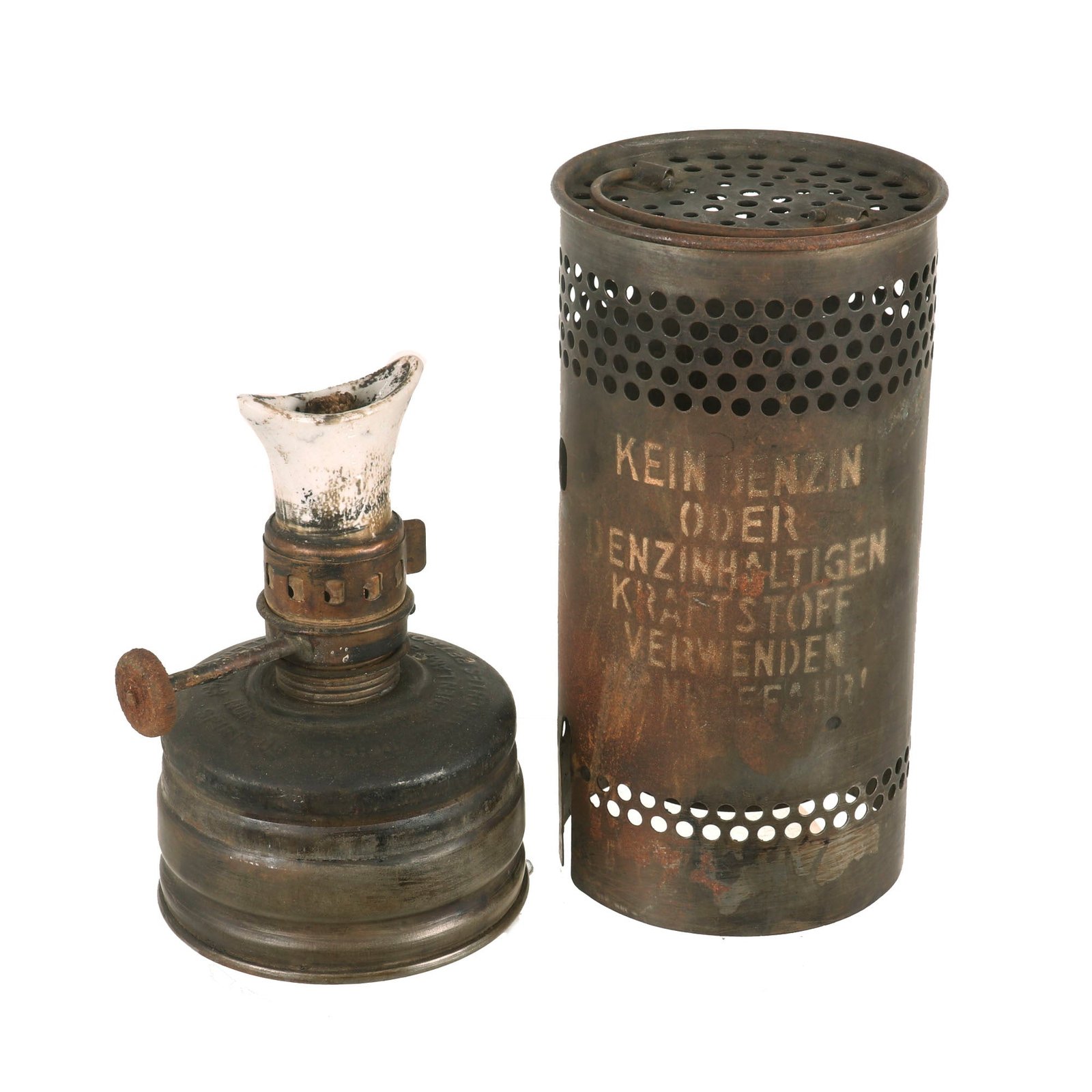 Buy Original German WWII Vehicle or Bunker Kerosene Heater - 1943 Dated - Service Use | Original Firearms Antique For Sale