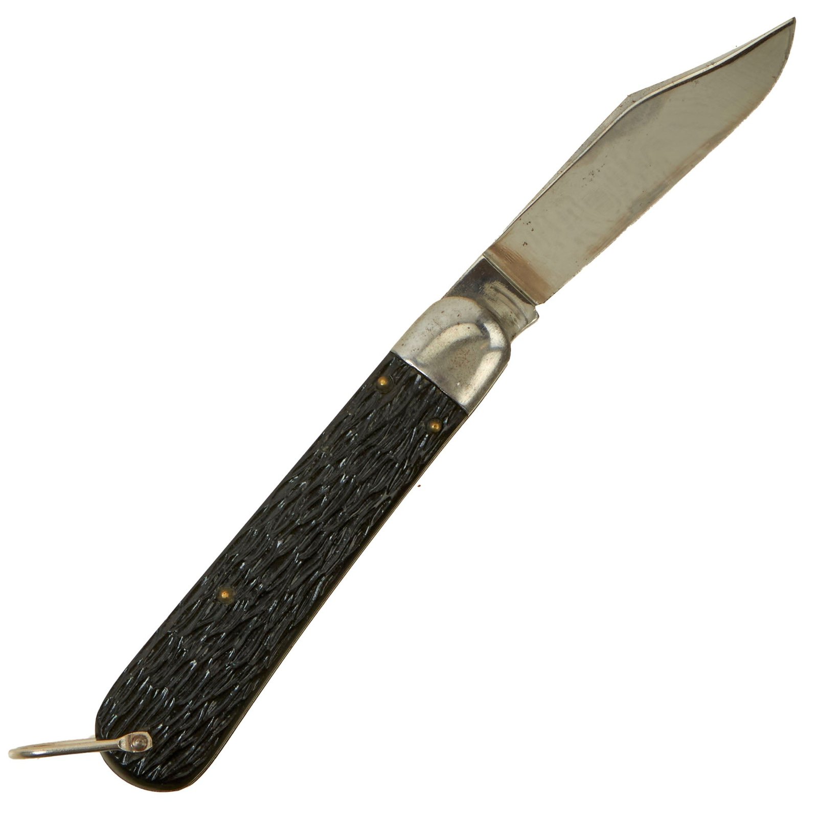 Buy Original U.S. WWII Style Korean War Airborne Schrade Walden NY M2 Pocket Knife with Bail - Excellent Condition | Original Firearms Antique For Sale