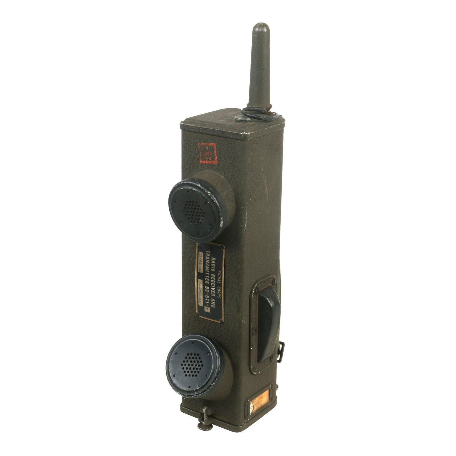 Buy Original U.S. WWII Handie Talkie SCR-536 Radio Transceiver BC-611 -E | Original Firearms Antique For Sale