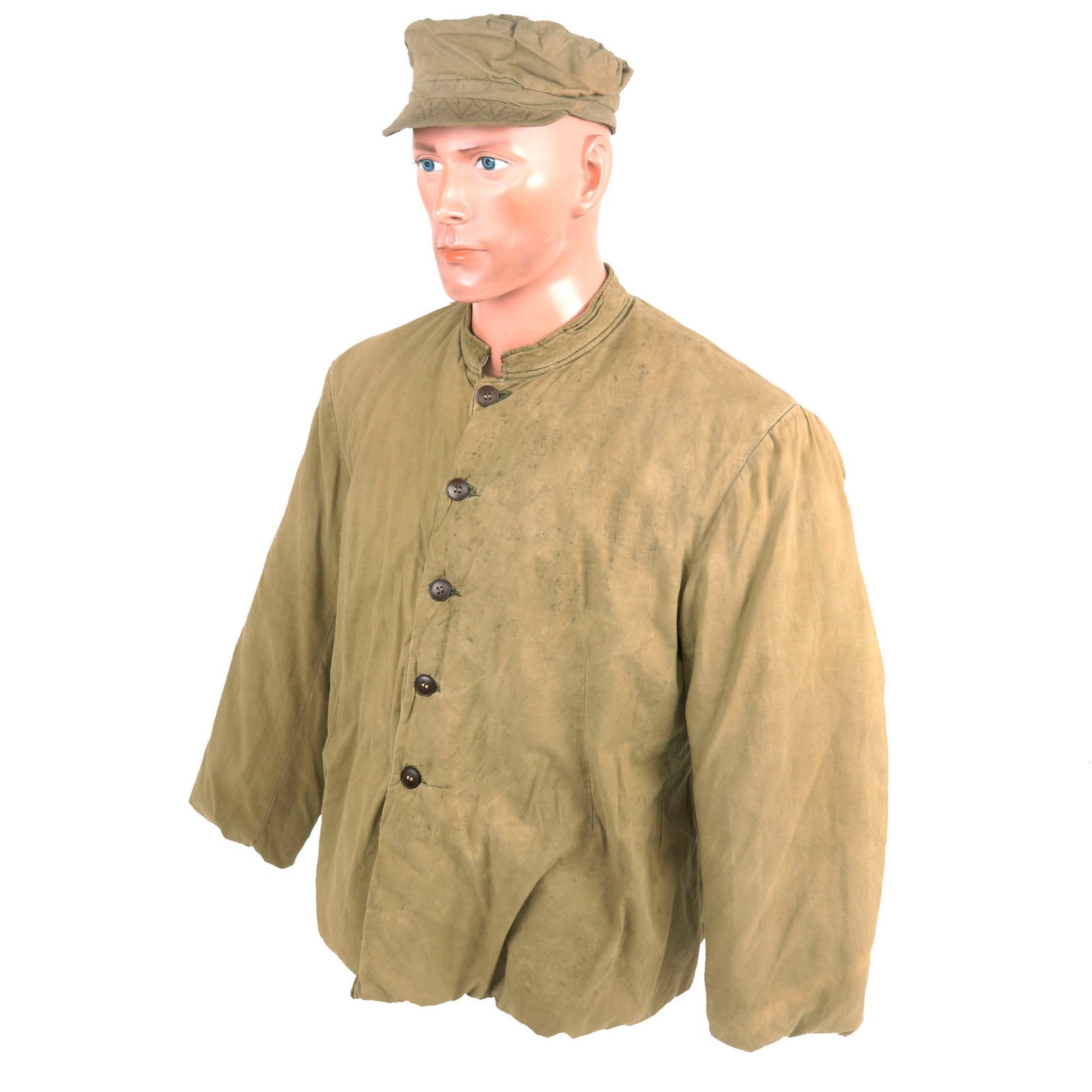 Buy Original Chinese Korean War ChiCom Padded Jacket & People’s Army Summer Field Cap | Original Firearms Antique For Sale
