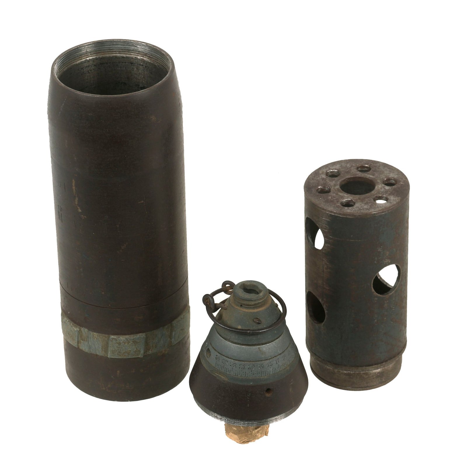 Buy Original Imperial German WWI Extremely Scarce Message Carrying Shell for the 7.6cm Minenwerfer Trench Mortar | Original Firearms Antique For Sale