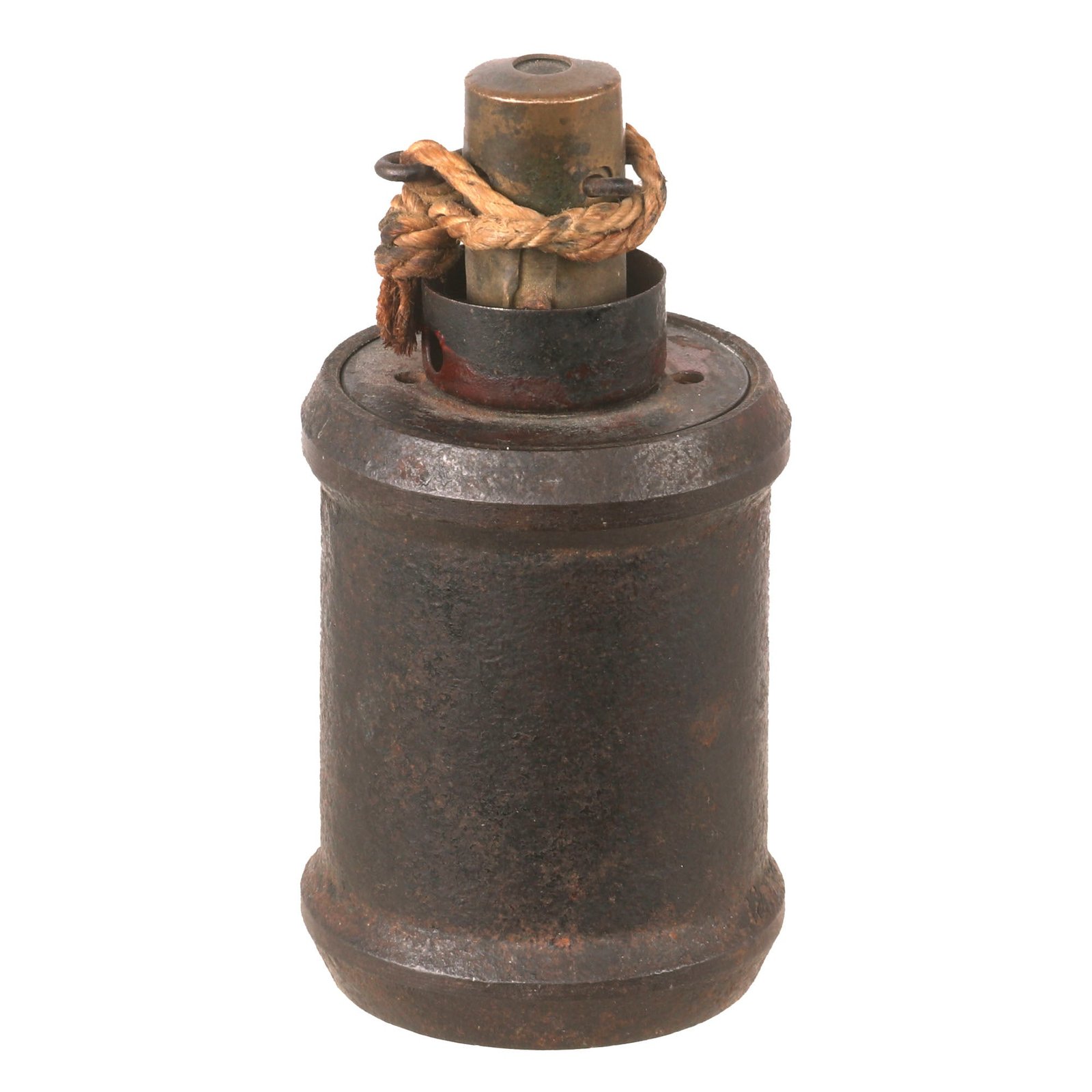 Buy Original Japanese WWII Inert Type 99 Kiska Hand Grenade with Fuse & Pull String | Original Firearms Antique For Sale