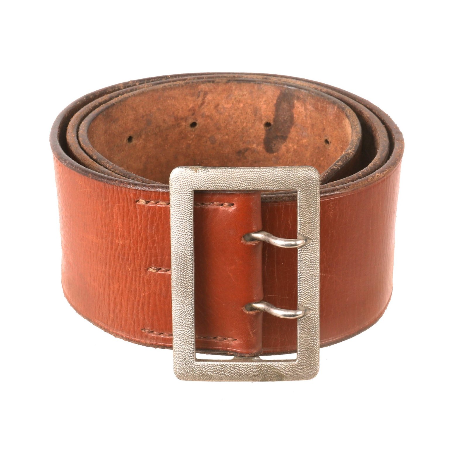 Buy Original German Pre-WWII Army Heer Officers 60mm Brown Leather Open Claw Buckle Belt by by F. W. Assmann & Söhne | Original Firearms Antique For Sale