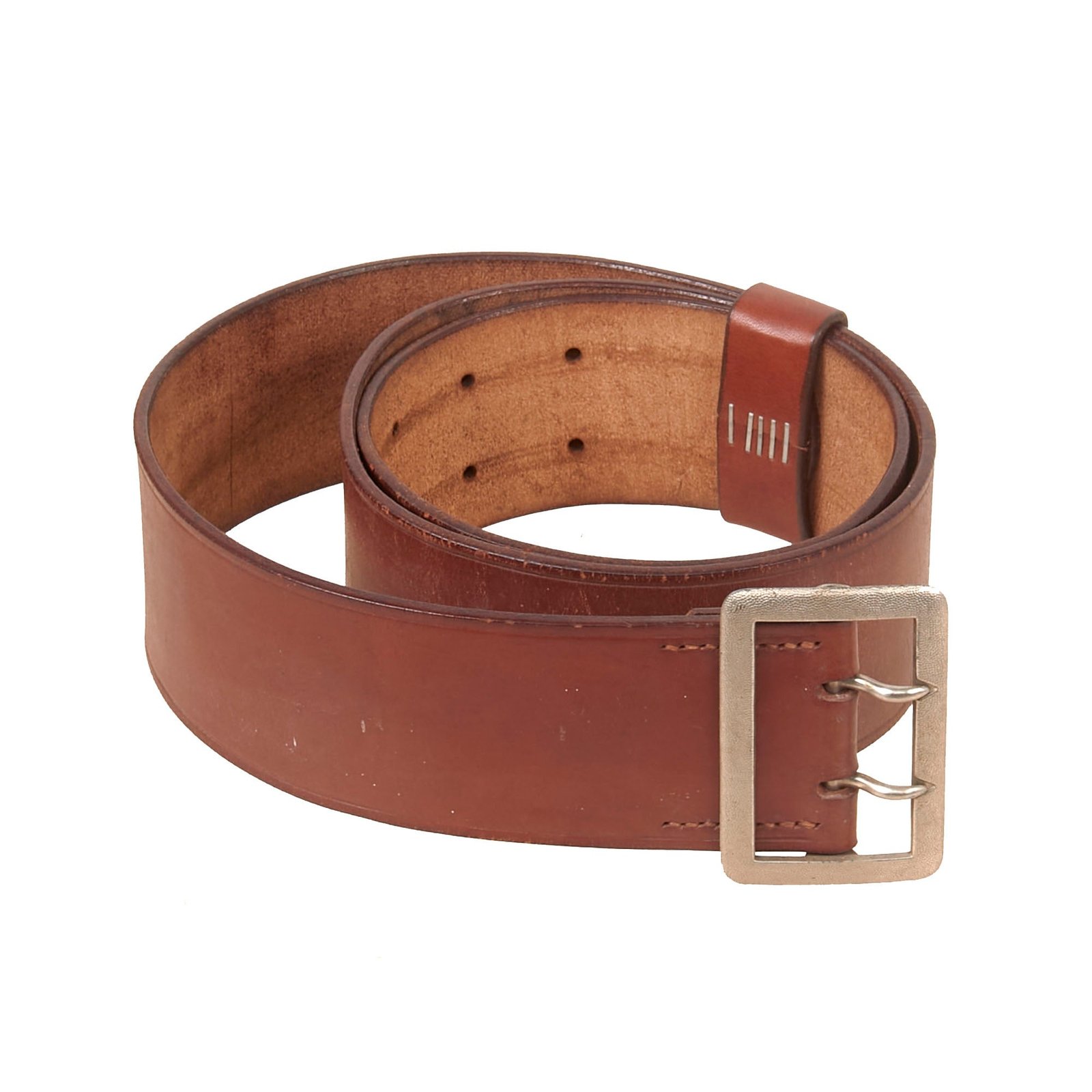 Buy Original German Pre-WWII Army Heer Officers 60mm Brown Leather Open Claw Buckle Belt by Fritz Zimmermann of Stuttgart - RZM 72 | Original Firearms Antique For Sale