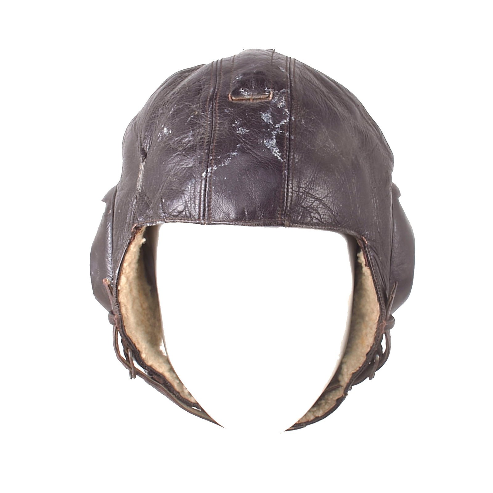 Buy Original German WWII Luftwaffe LKpW101 Leather Winter Flying Helmet by Siemens | Original Firearms Antique For Sale