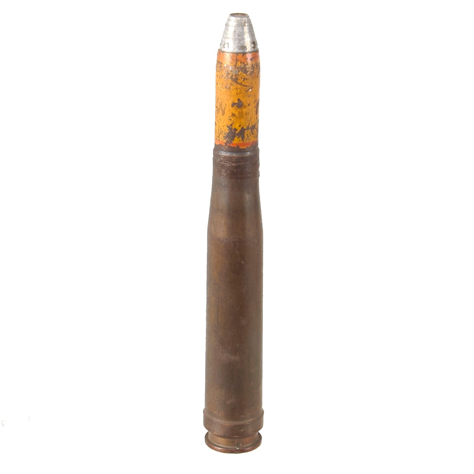 Buy Original German WWII Inert 20mm 20×138 FlaK HE High Explosive Round | Original Firearms Antique For Sale