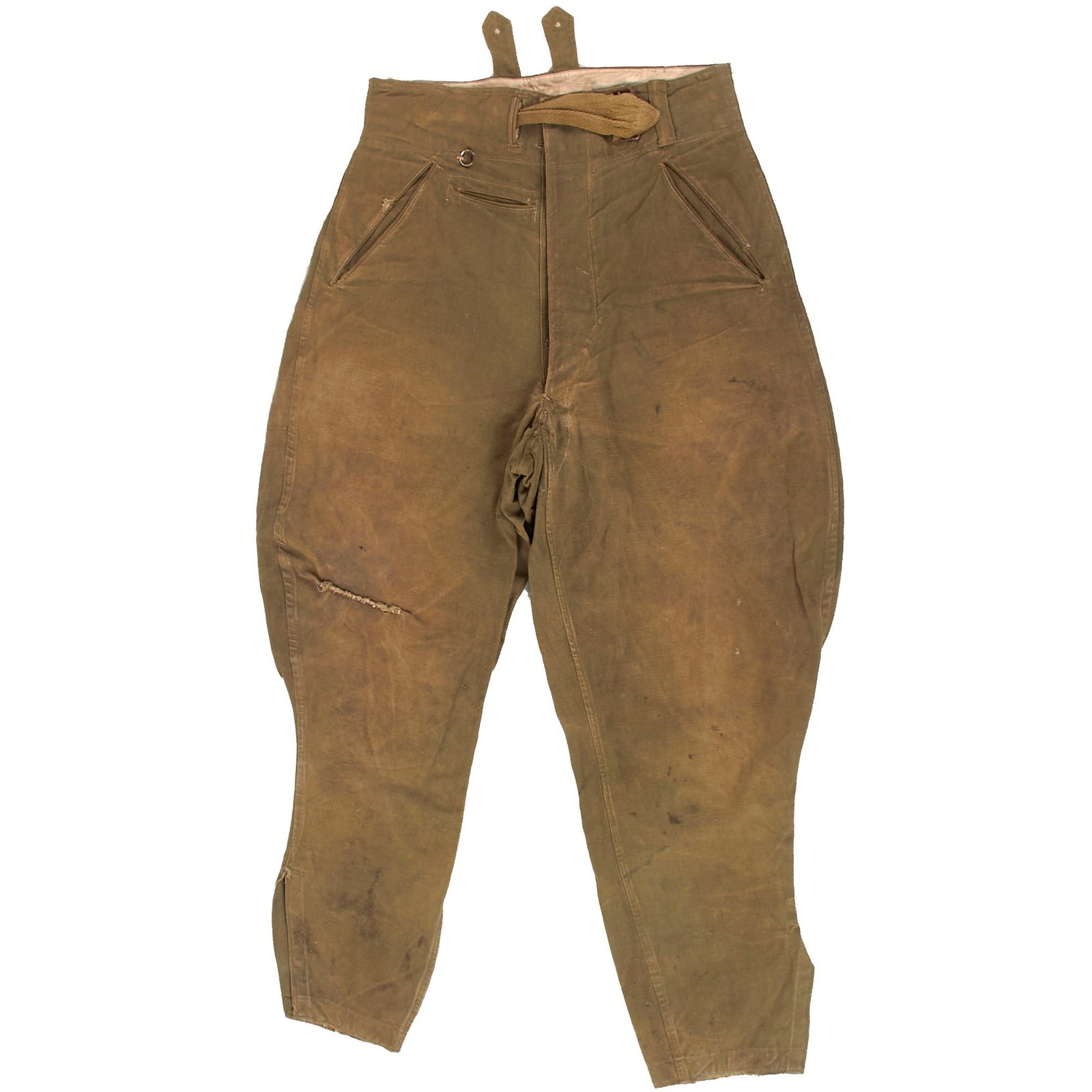 Buy Original German WWII Heer Army Afrika Korps DAK Tropical Uniform Breeches - Dated 1943 | Original Firearms Antique For Sale