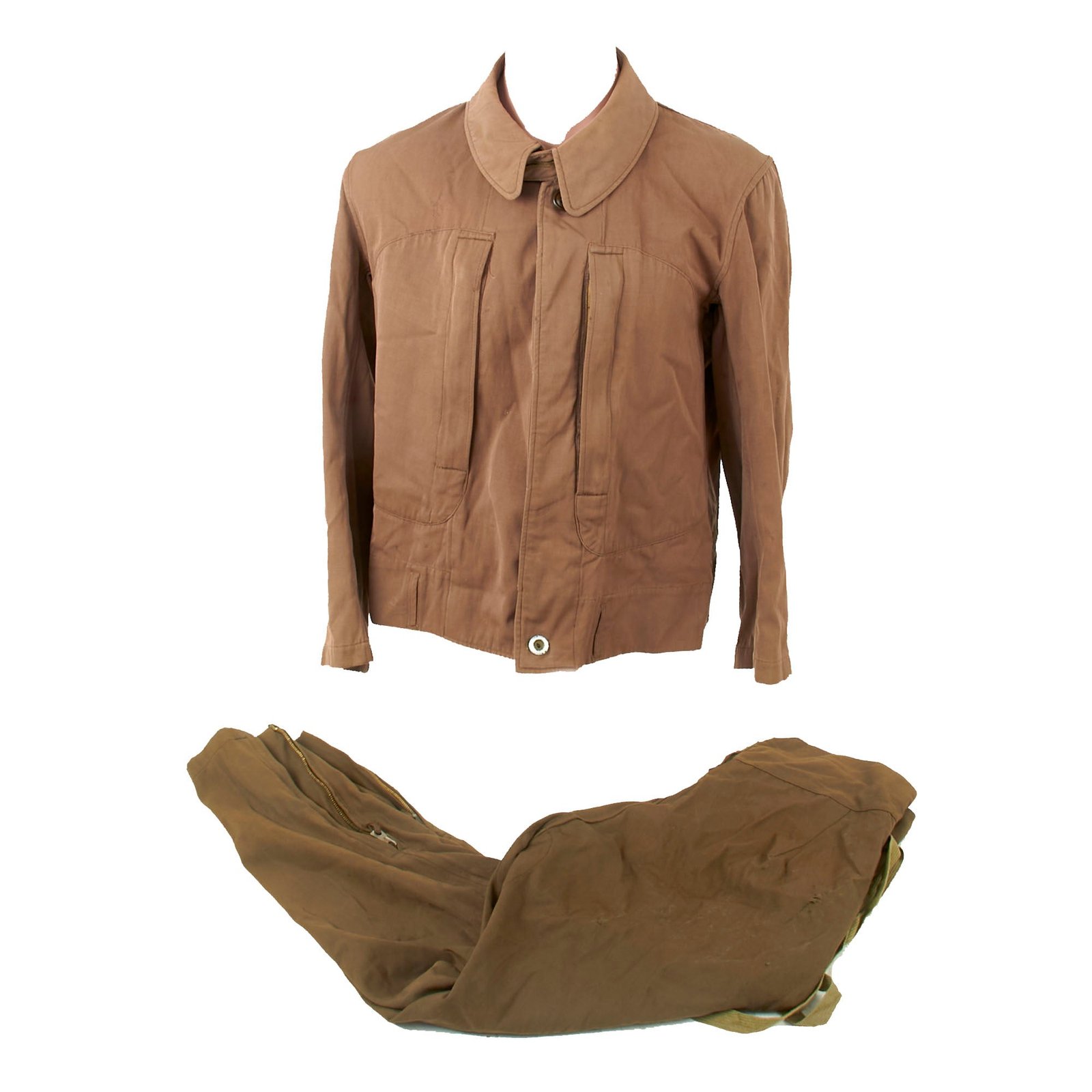 Buy Original WWII Imperial Japanese Navy Pilot Two Piece Flight Suit - Dated 1943 | Original Firearms Antique For Sale