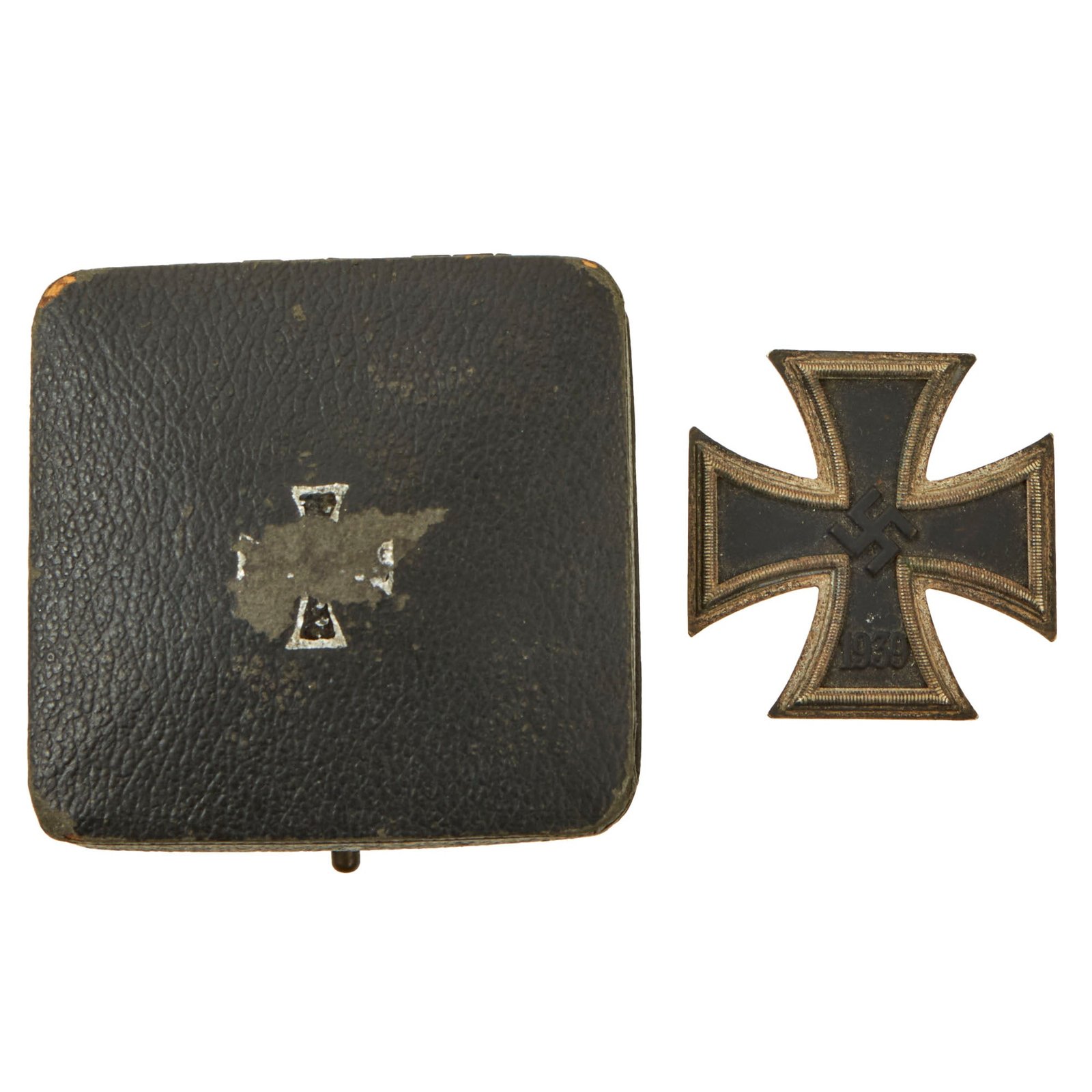 Buy Original German WWII Cased Iron Cross First Class 1939 by C.F. Zimmermann of Pforzheim - EKI | Original Firearms Antique For Sale