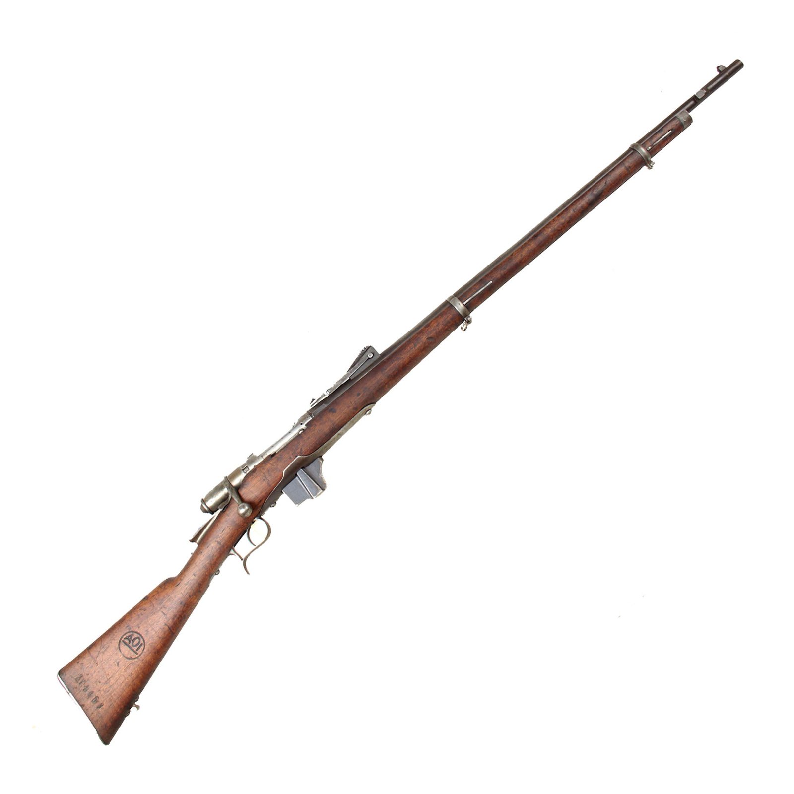 Buy Original Italian Vetterli-Vitali M1870/87 10.4mm Infantry Rifle by Torre Annunziata Dated 1892 - Serial ZY 4453 | Original Firearms Antique For Sale