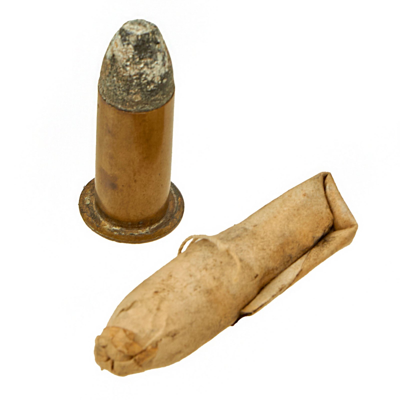 Buy Original U.S. Civil War Era .58 Caliber Rifle & Maynard Carbine Cartridge Lot of Two (2) - Inert | Original Firearms Antique For Sale