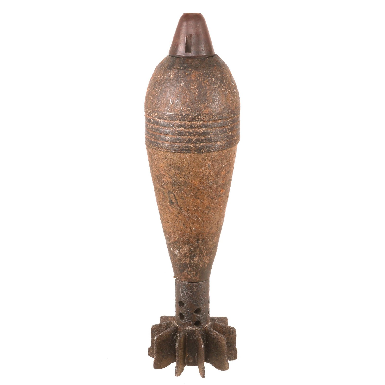 Buy Original WWII Soviet Russian 82mm Mortar Inert Round & Fuze for 82-BM-37 & 82-PM-41/43 Mortars | Original Firearms Antique For Sale
