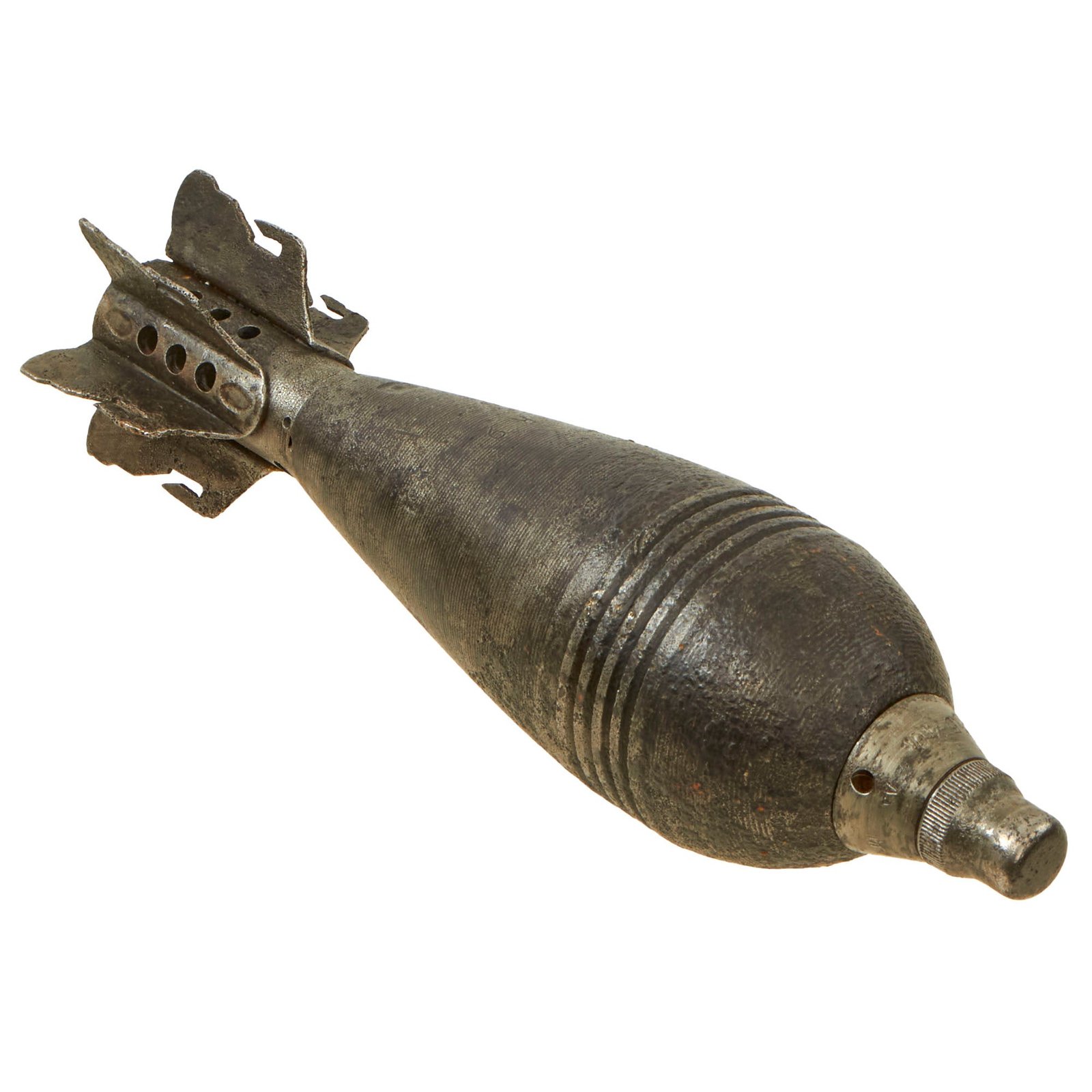 Buy Original WWII Soviet Russian 82mm Mortar Inert Round & Fuze for 82-BM-37 & 82-PM-41/43 Mortars | Original Firearms Antique For Sale