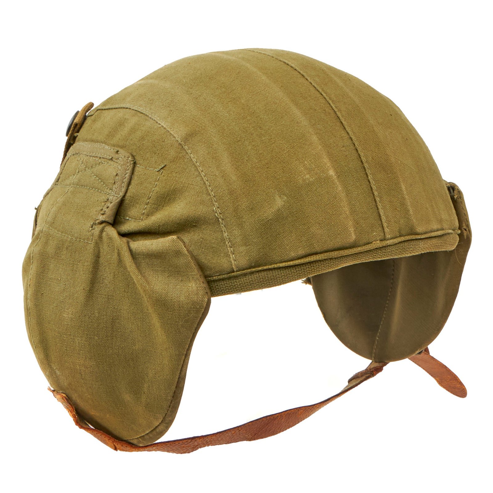 Buy Original U.S. WWII USAAF Bomber Crew M4A2 Flak Helmet - Complete | Original Firearms Antique For Sale