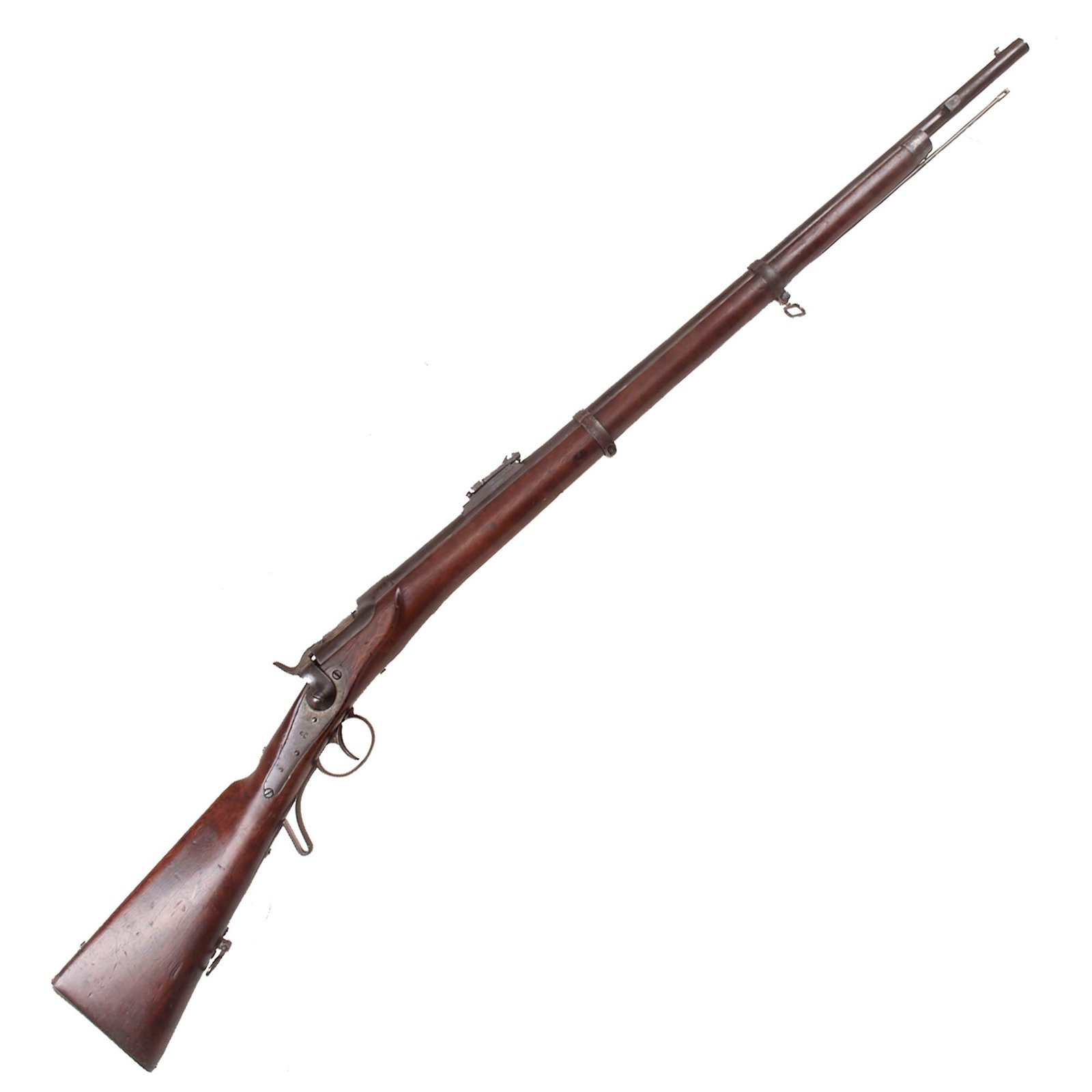 Buy Original Austro-Hungarian Model 1867 Werndl–Holub 11.15mm Rotary Breech Infantry Rifle with Excellent Bore - Dated 1871 | Original Firearms Antique For Sale