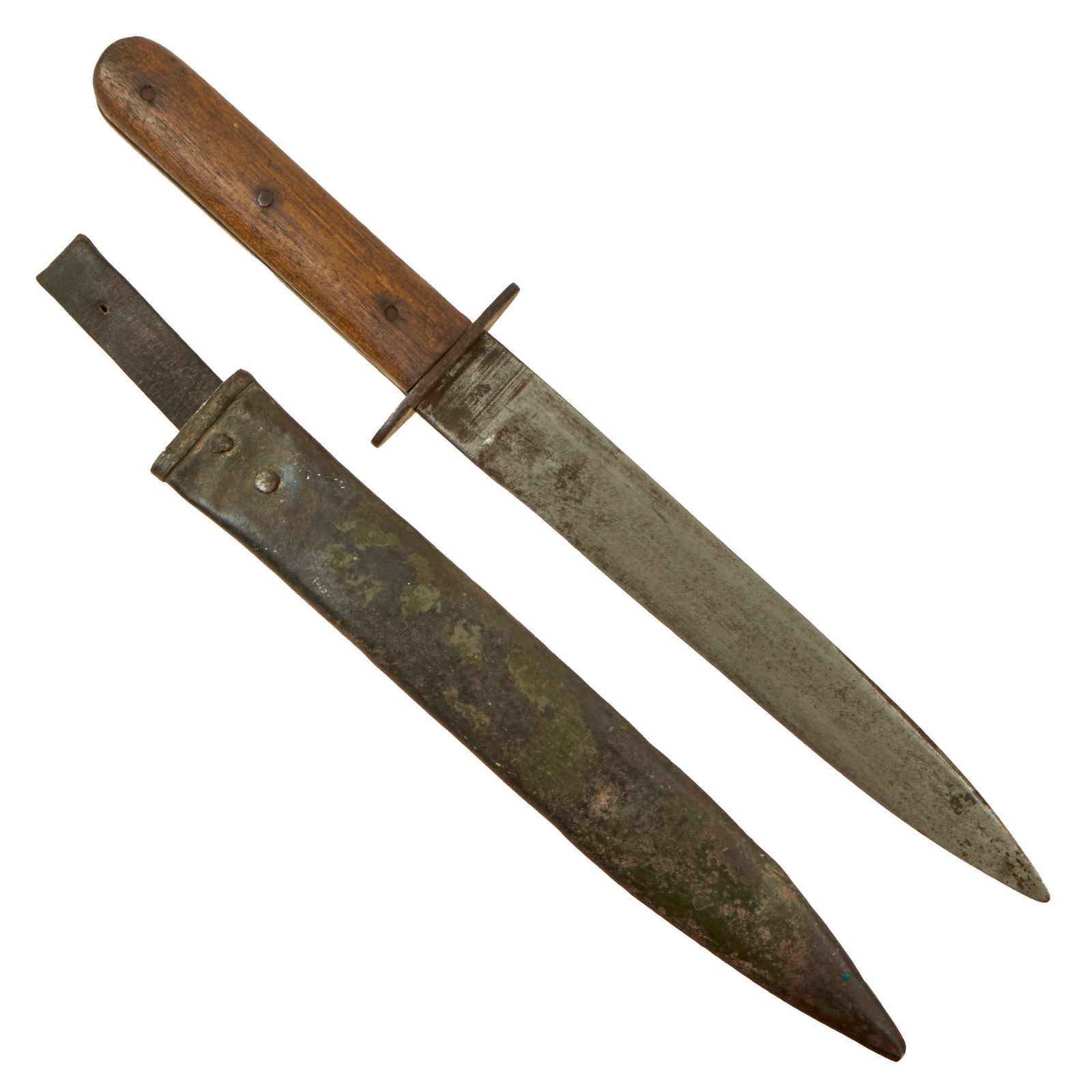 Buy Original WWI Austro-Hungarian Fighting Knife with Steel Scabbard & Belt Loop | Original Firearms Antique For Sale