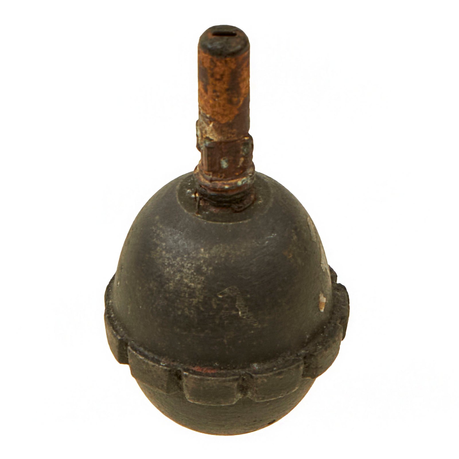 Buy Original German WWI Model 1917 n/A Inert Egg Hand Fragmentation Grenade - Eierhandgranate | Original Firearms Antique For Sale