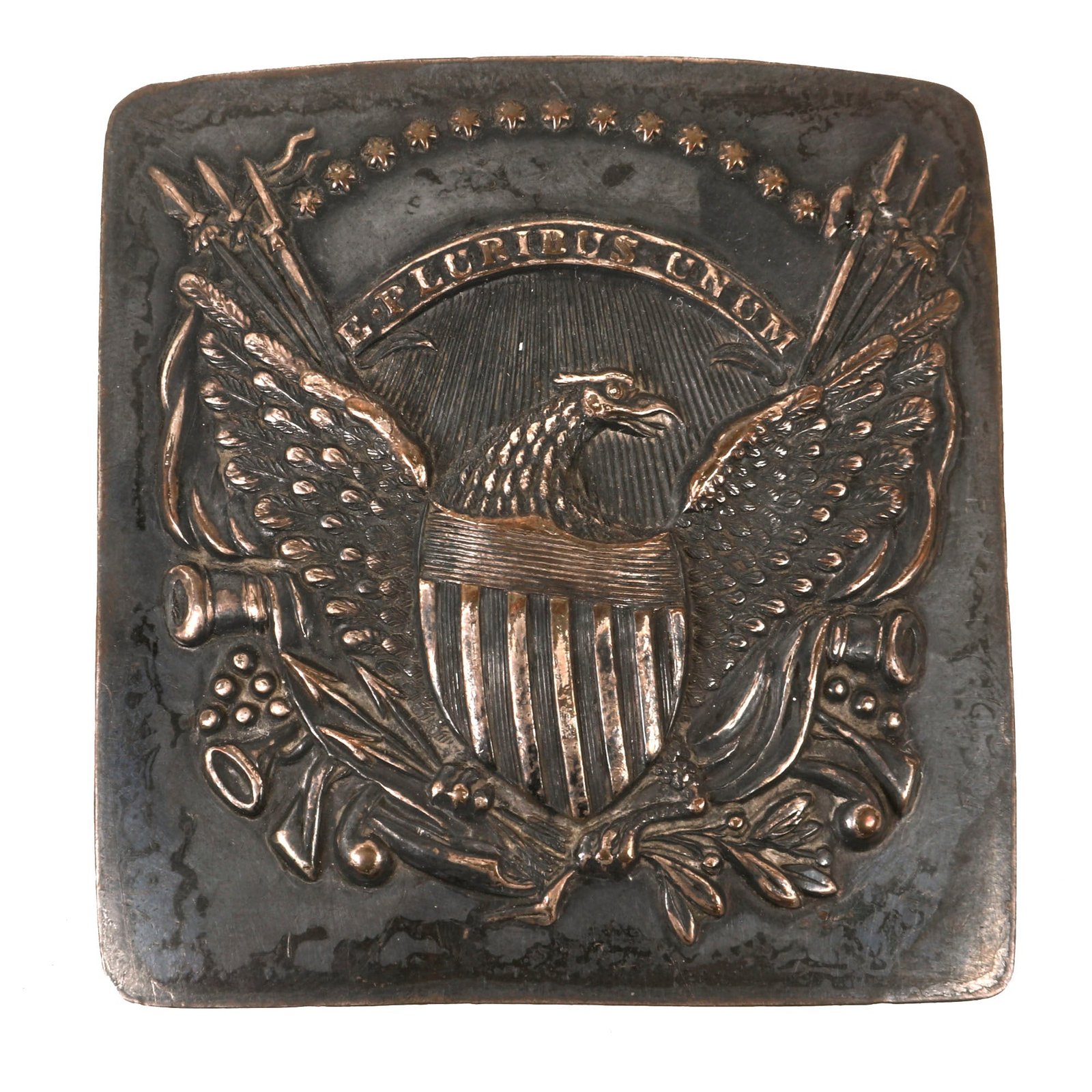Buy Original U.S. 1818 Militia Officer’s Waist Belt Plate - Circa 1818-1835 | Original Firearms Antique For Sale
