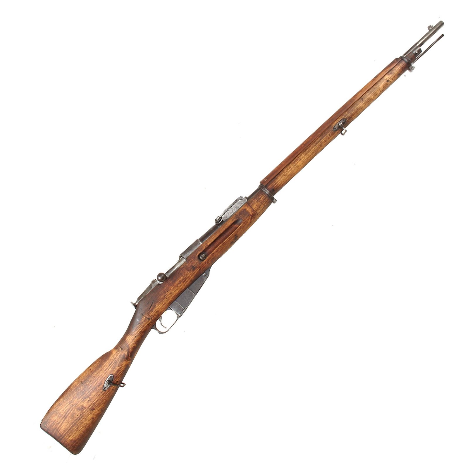 Buy Original Antique Finnish Captured Mosin-Nagant M/91 Infantry Rifle by Châtellerault in France Serial 114568 - dated 1893 | Original Firearms Antique For Sale