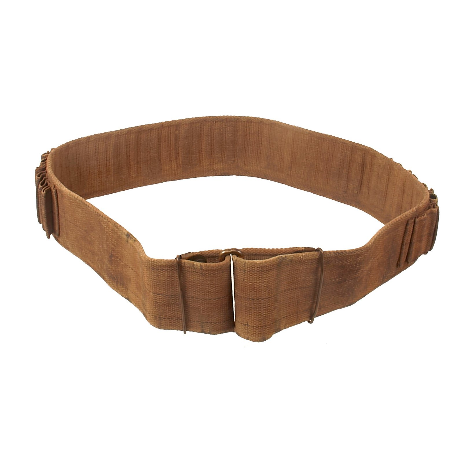 Buy Original U.S. Spanish American War Era .45-70 Krag Rifle Ammunition Belt with Possible Unit Marking | Original Firearms Antique For Sale