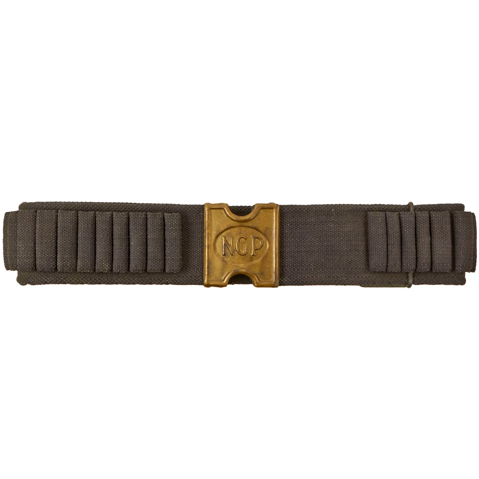 Buy Original U.S. Spanish American War Blue National Guard of Pennsylvania NGP .45-70 Ammunition Belt | Original Firearms Antique For Sale